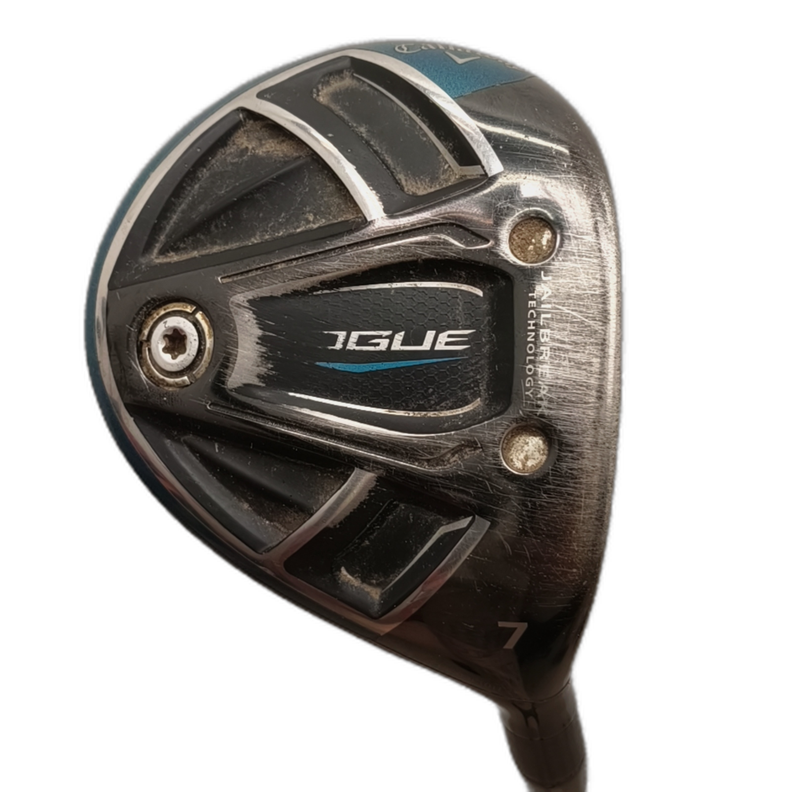 Callaway Rogue Fairway Wood / Flex A-flex / #7/21 [model:silueta] [bg:handrolled]