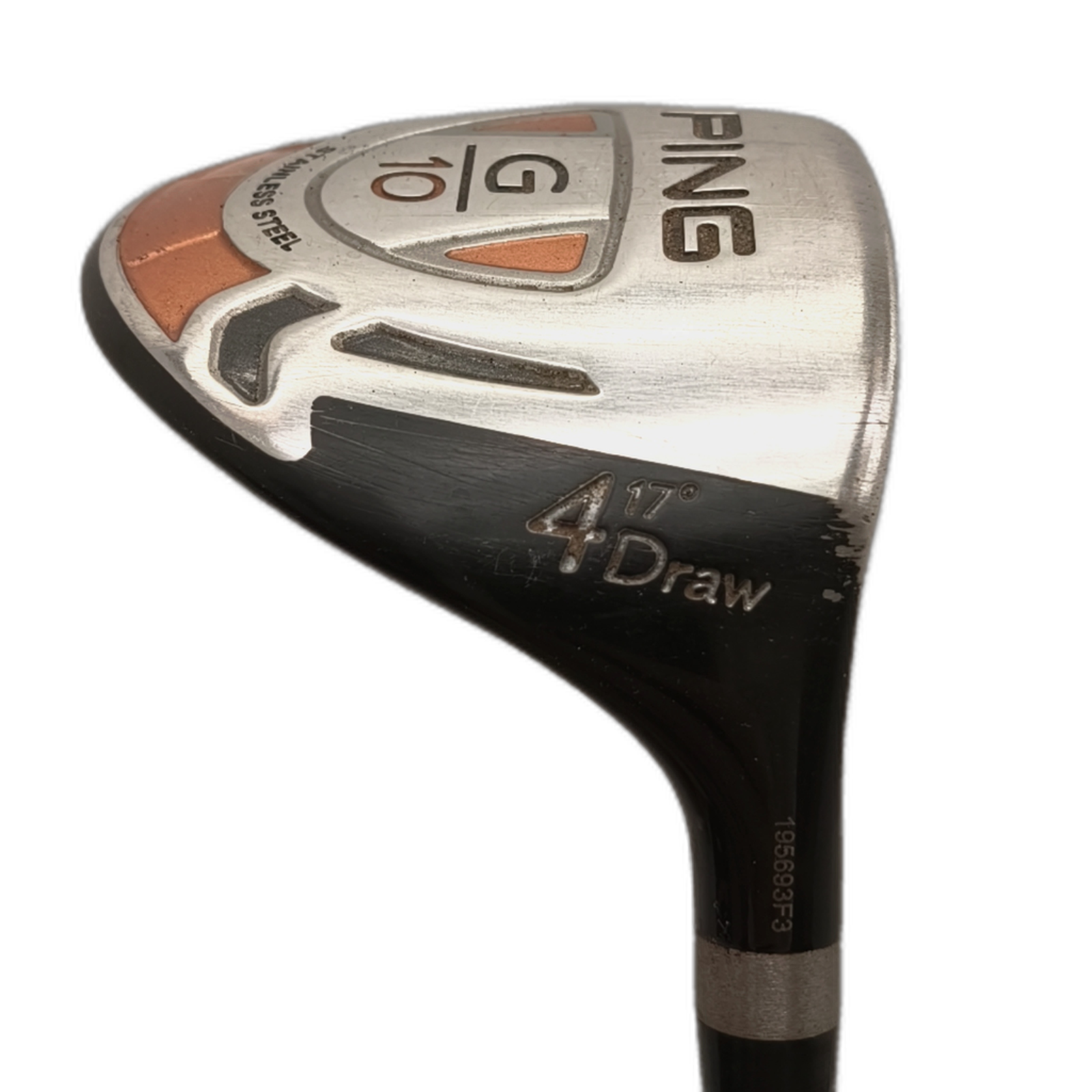 PING G10 Fairway Wood / Flex Regular / #4/17 [model:silueta] [bg:handrolled]