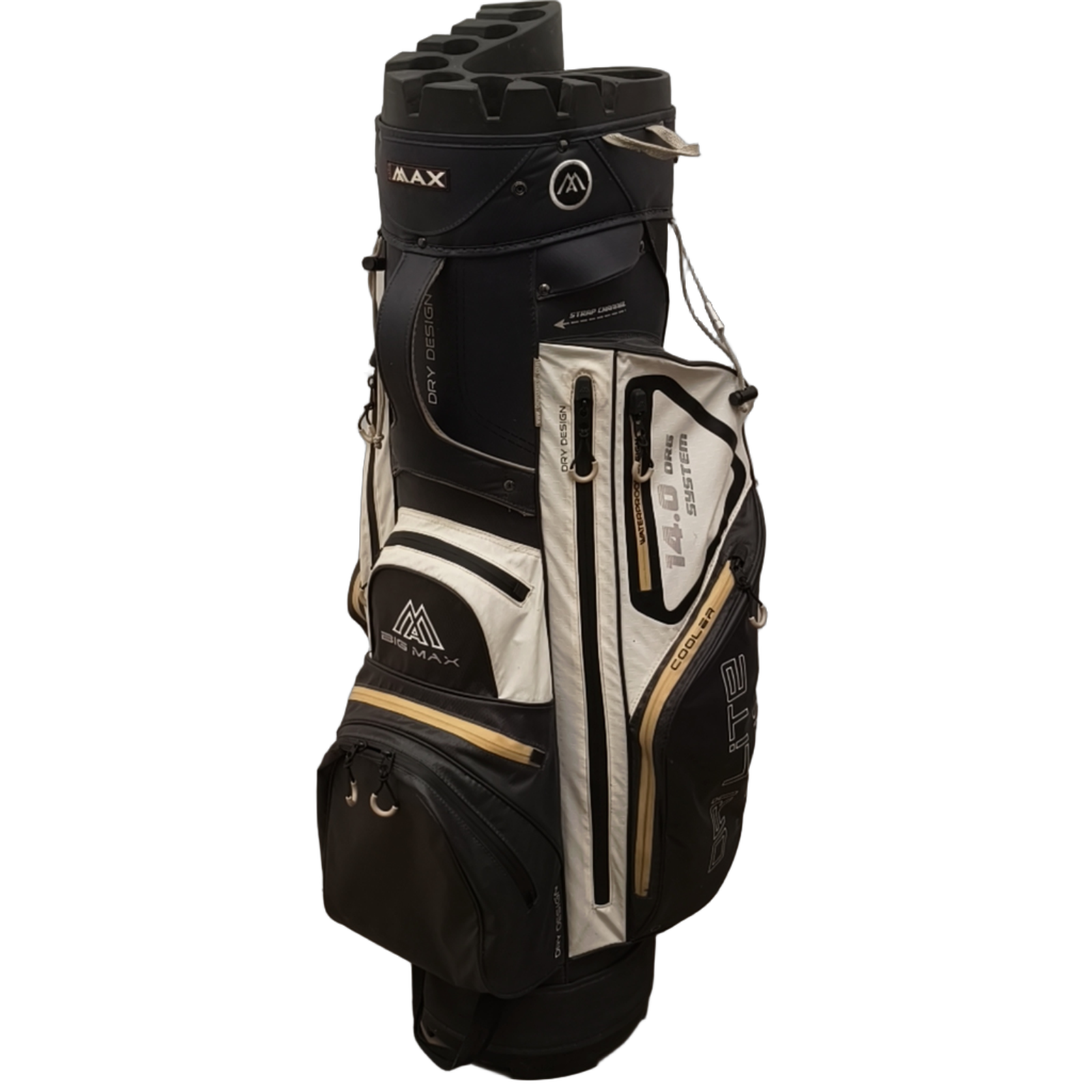 Big Max Dri-Lite Silencio Golf Bag / 14-Rum / Navy [model:birefnet-general] [bg:handrolled]