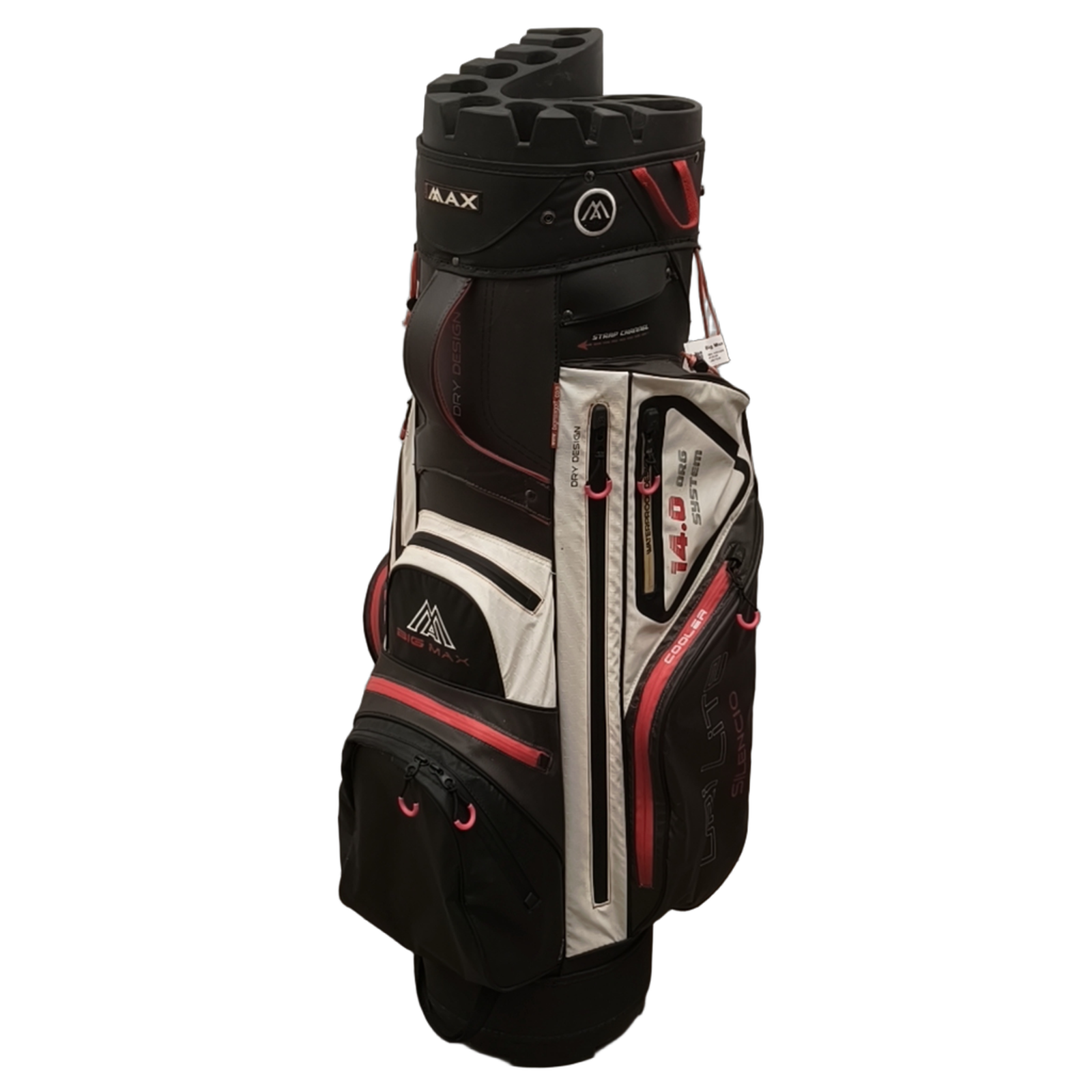 Big Max Dri Lite Silencio Golf Bag / 14-Rum / Grå [model:birefnet-general] [bg:handrolled]