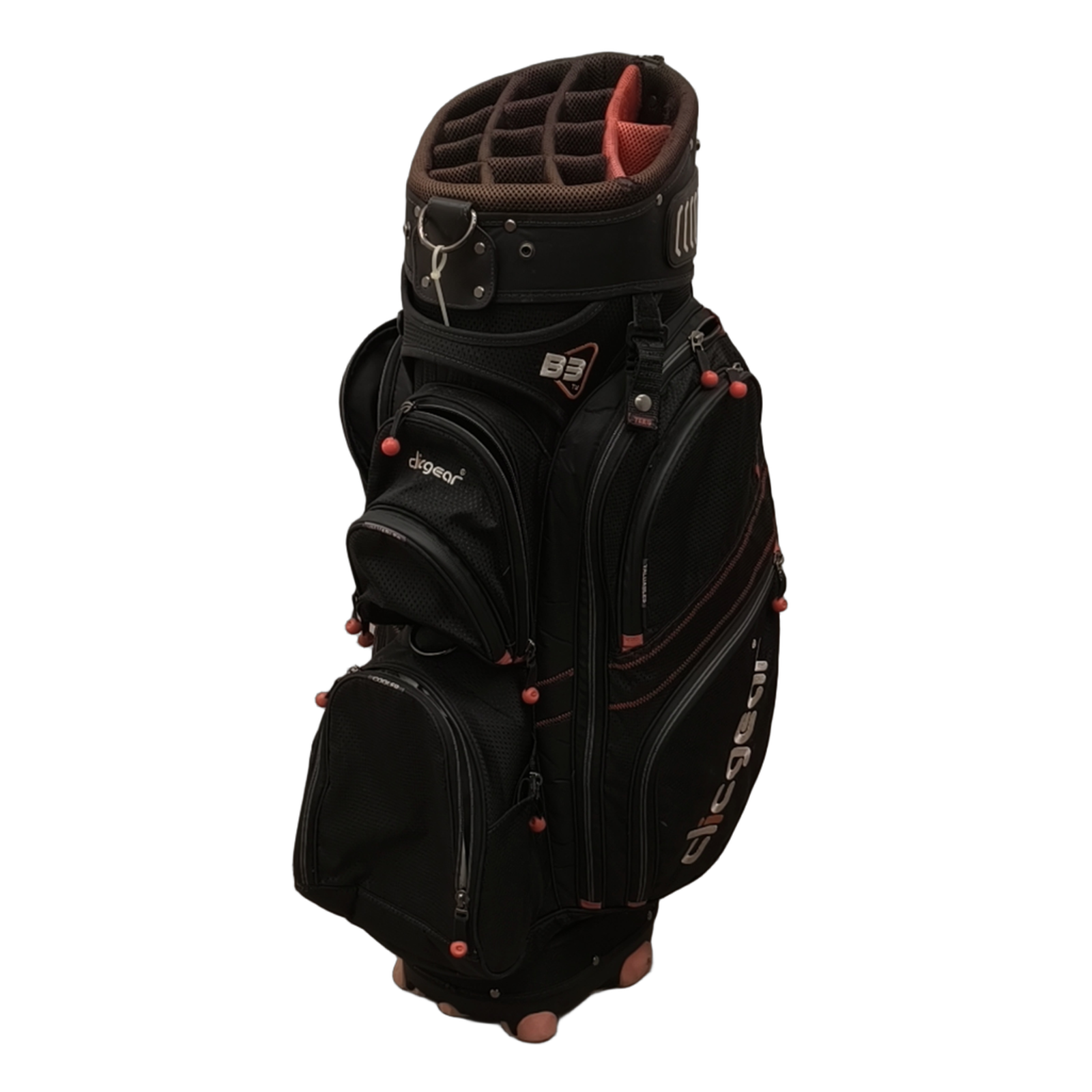 Clicgear B3 Golf Bag / 13-Rum / Sort [model:birefnet-general] [bg:handrolled]
