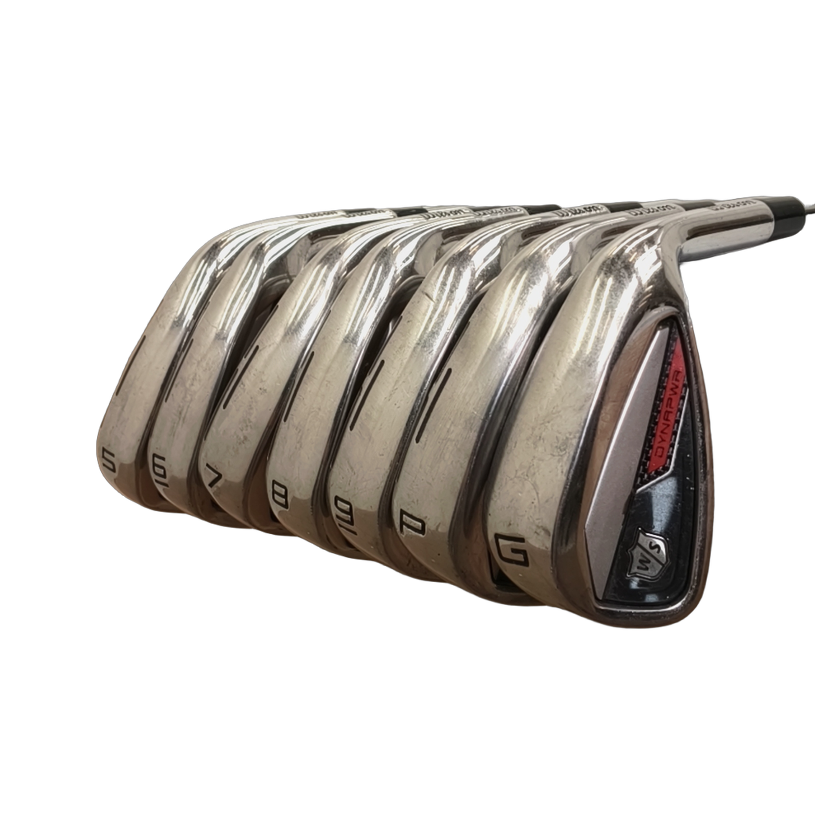 Wilson DynaPWR Jernsæt / 5-PW+GW / Flex Regular / Stål [model:birefnet-general] [bg:handrolled]