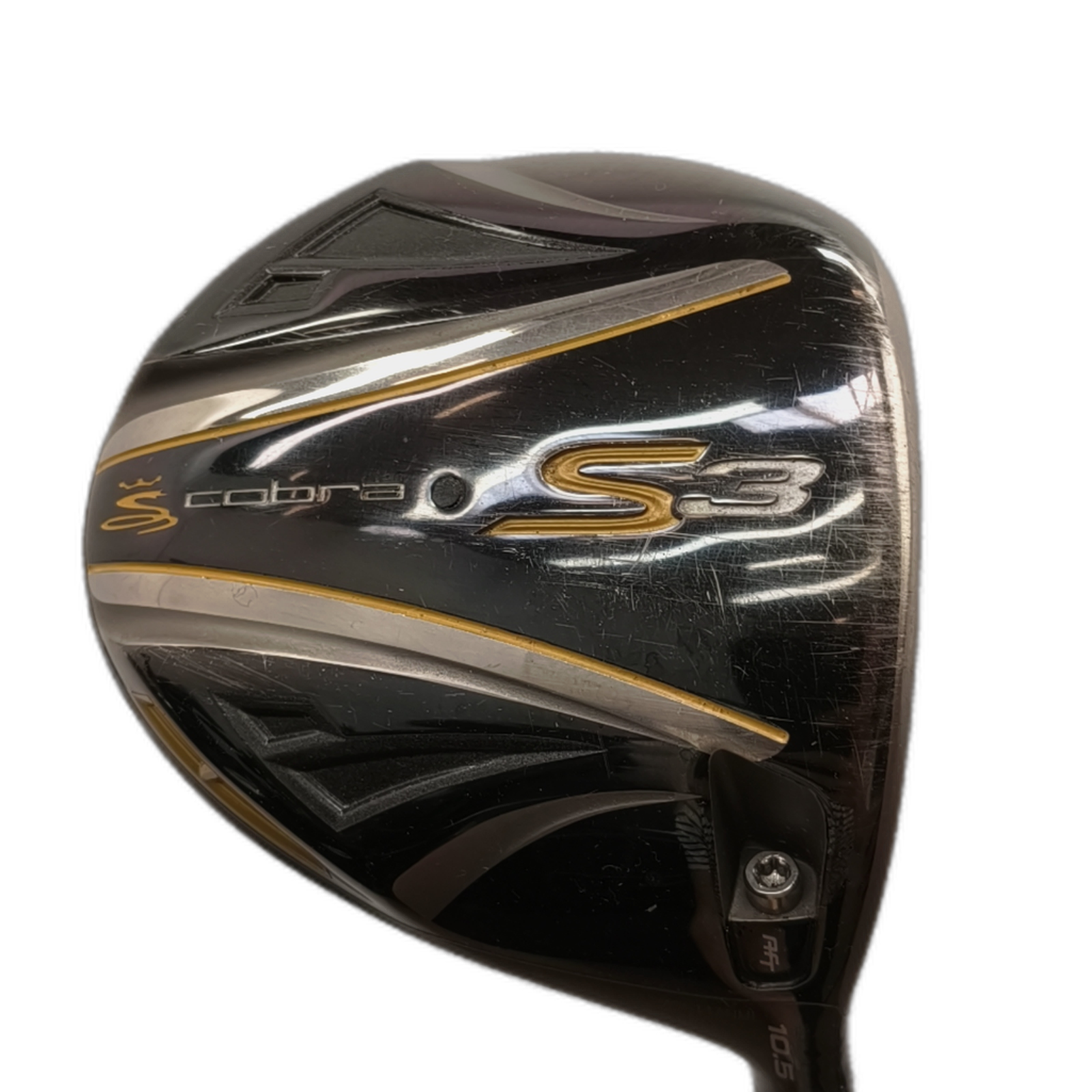 Cobra S3 Driver / Flex Stiff / Loft 10.5 [model:silueta] [bg:handrolled]