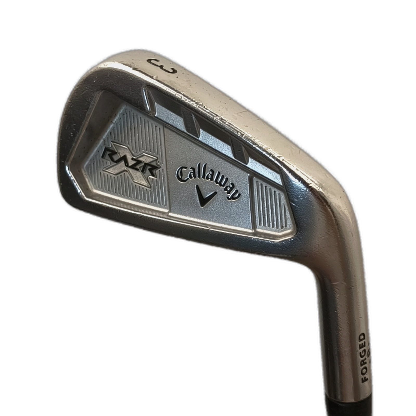 Callaway RAZR X #3 Driving Iron / Flex Regular / #3/21 [model:silueta] [bg:handrolled]