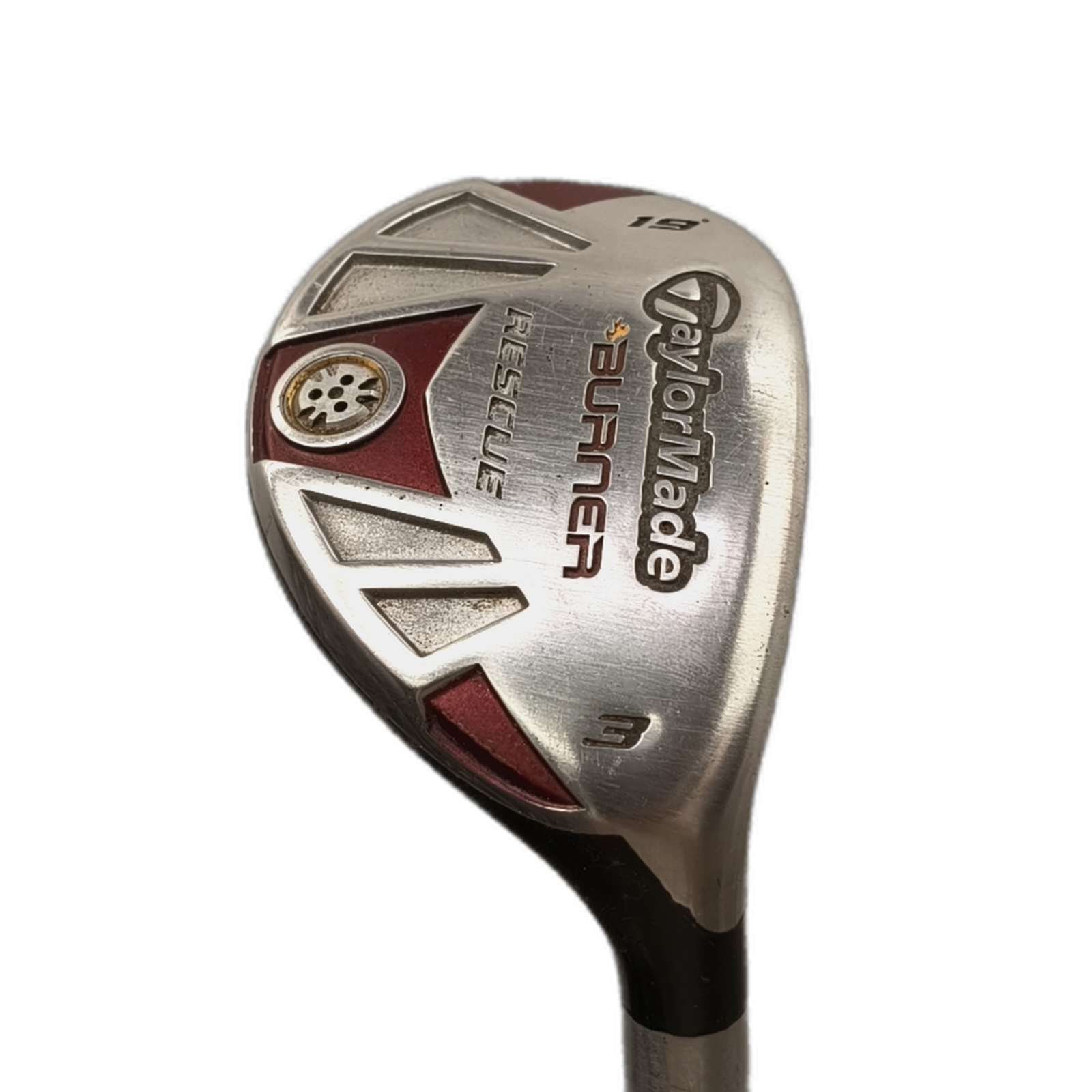 TaylorMade Burner Rescue Hybrid / Flex Stiff / #3/19 [model:silueta] [bg:handrolled]