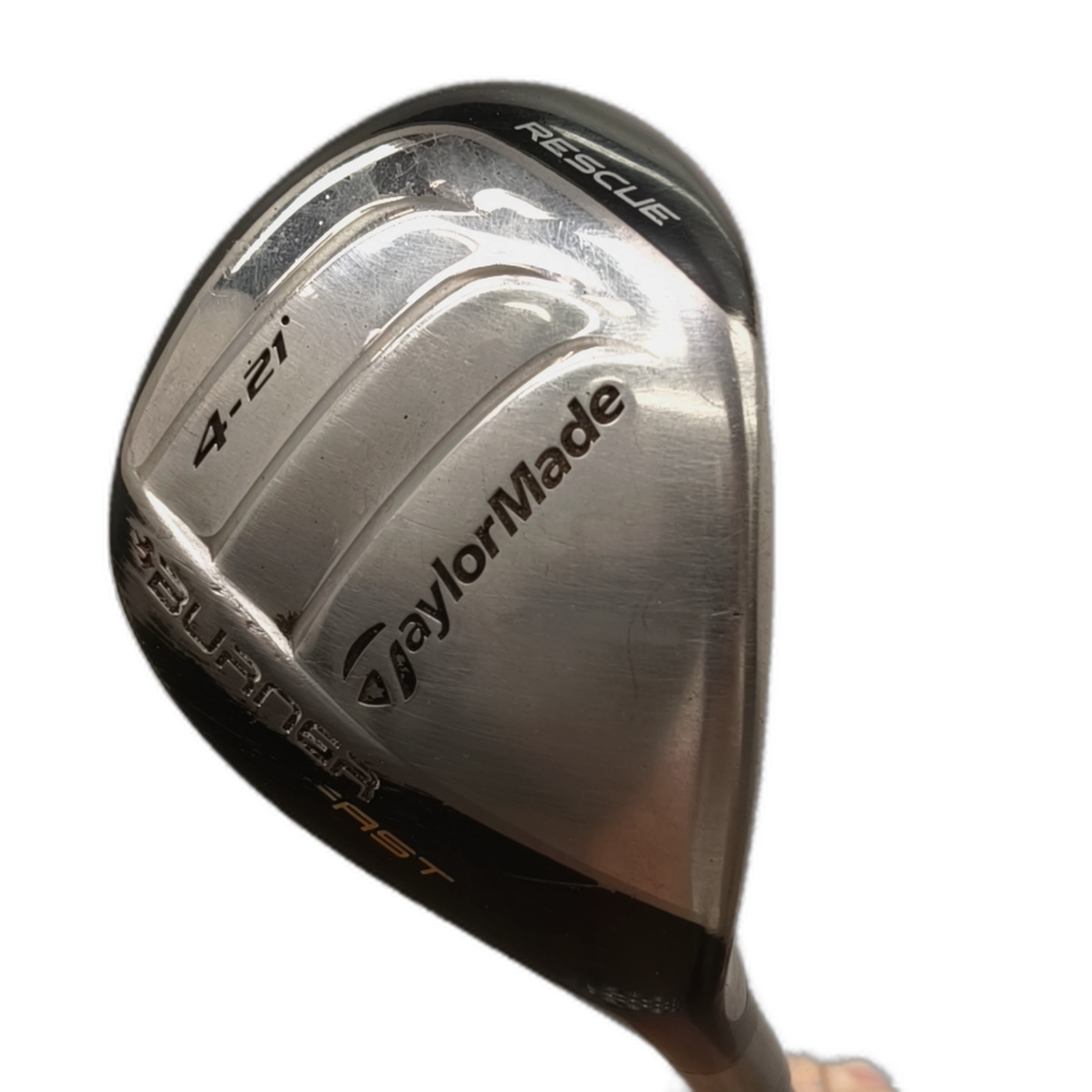 TaylorMade Burner Rescue Fairway Wood / Flex Regular / #4/21 [model:silueta] [bg:handrolled]