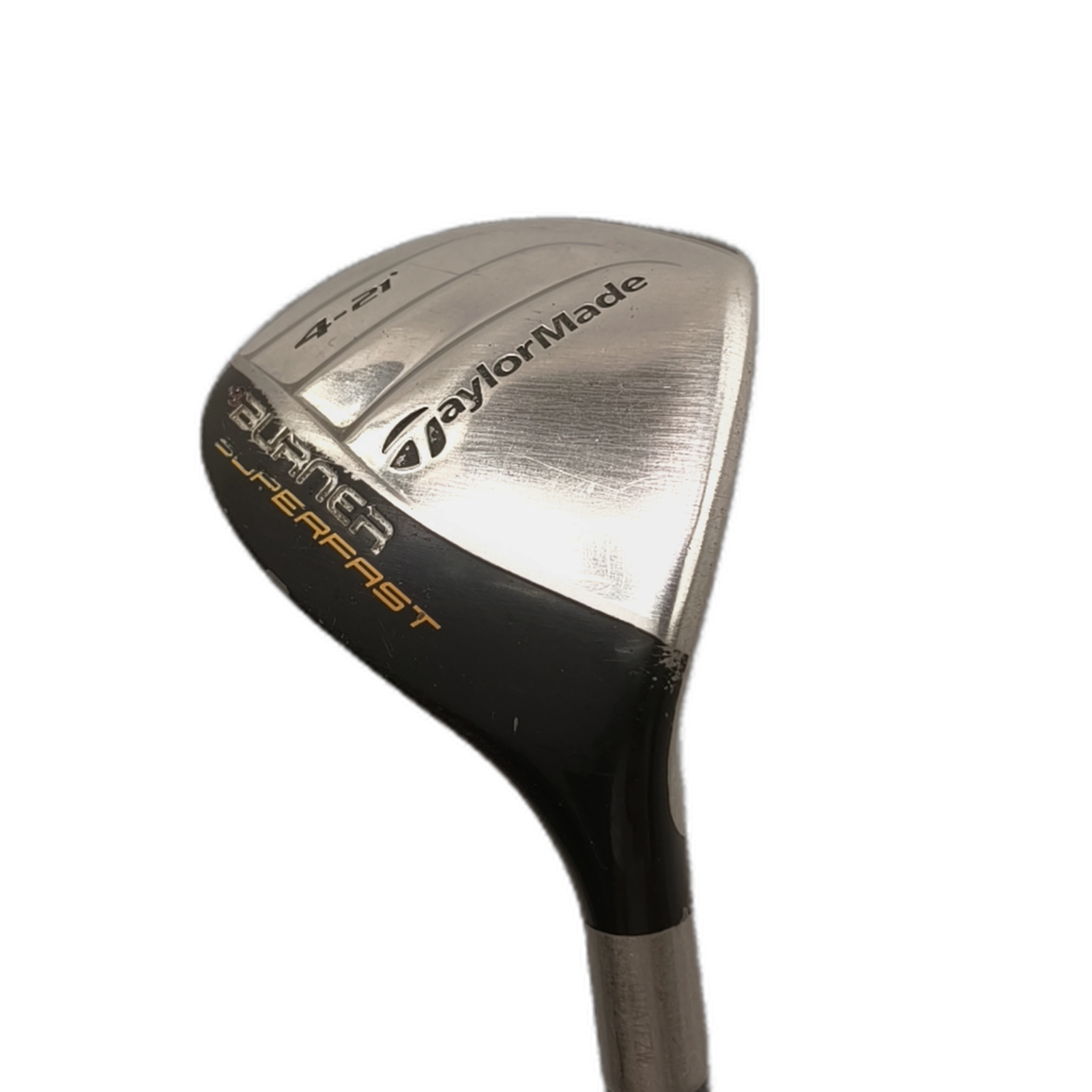 TaylorMade Burner Superfast Hybrid / Flex Regular / #4/21 [model:silueta] [bg:handrolled]