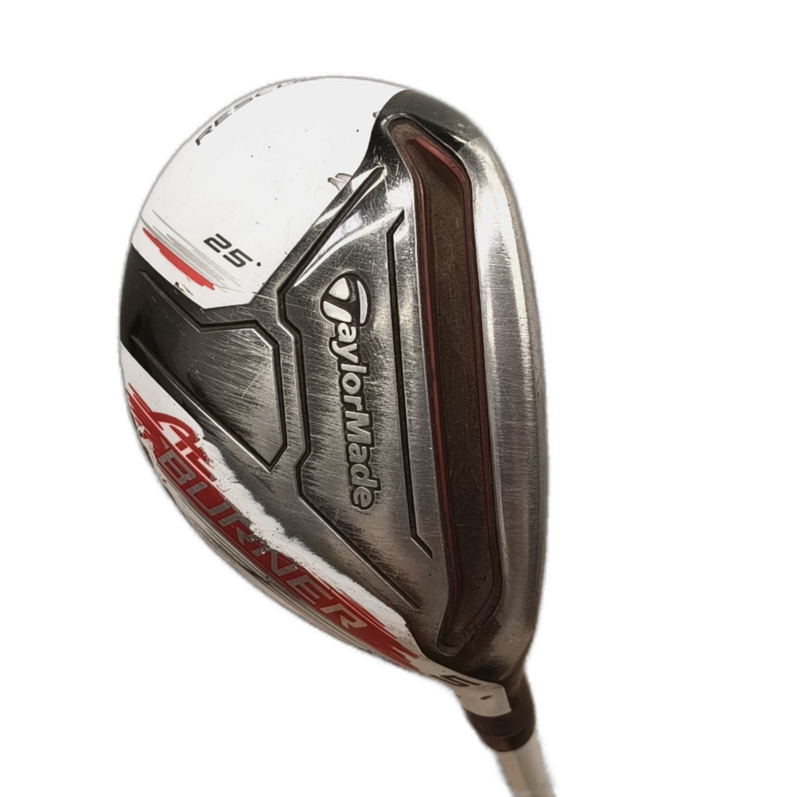 TaylorMade AeroBurner Hybrid / Flex Regular / #5/25 [model:silueta] [bg:handrolled]