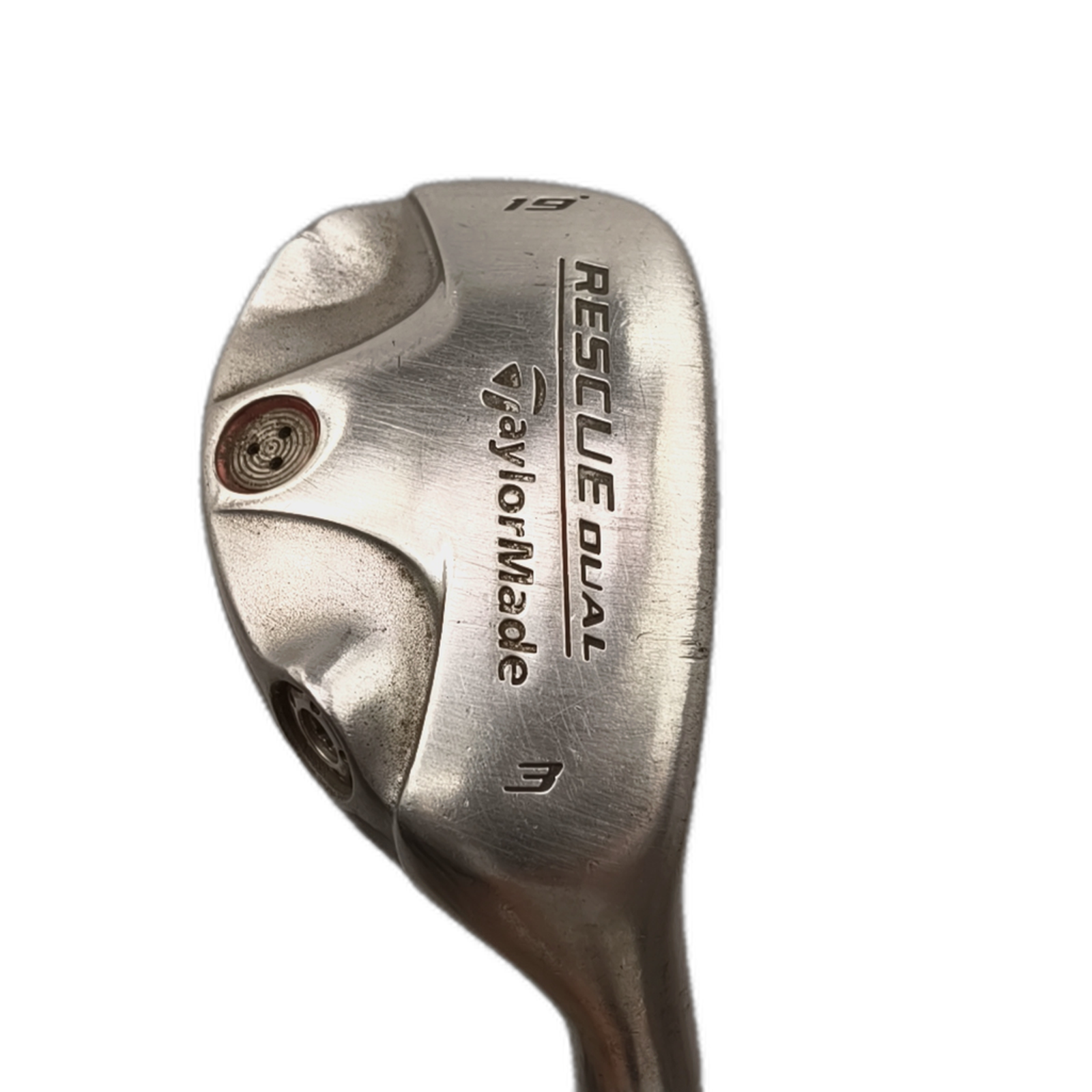 TaylorMade Rescue dual Hybrid / Flex Stiff / #3/19 [model:silueta] [bg:handrolled]