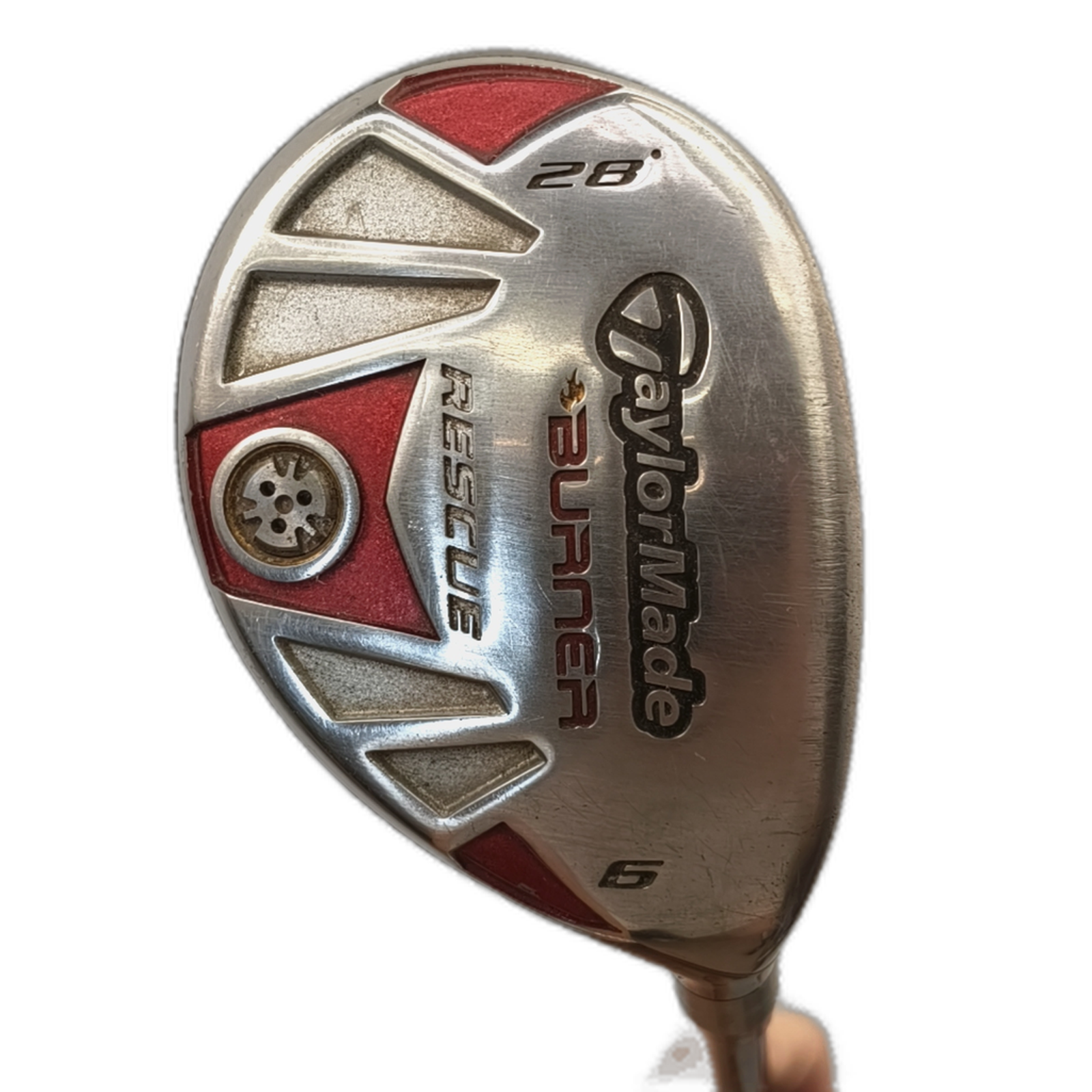 TaylorMade Burner Hybrid / Flex Regular / #6/28 [model:silueta] [bg:handrolled]