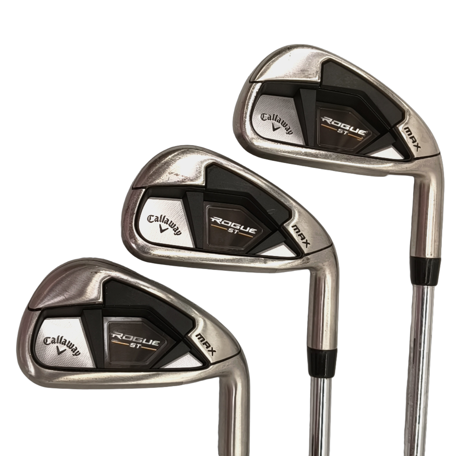 Callaway Rogue ST Max Jernsæt / 5-PW / Flex Regular / Stål [model:birefnet-general] [bg:handrolled]
