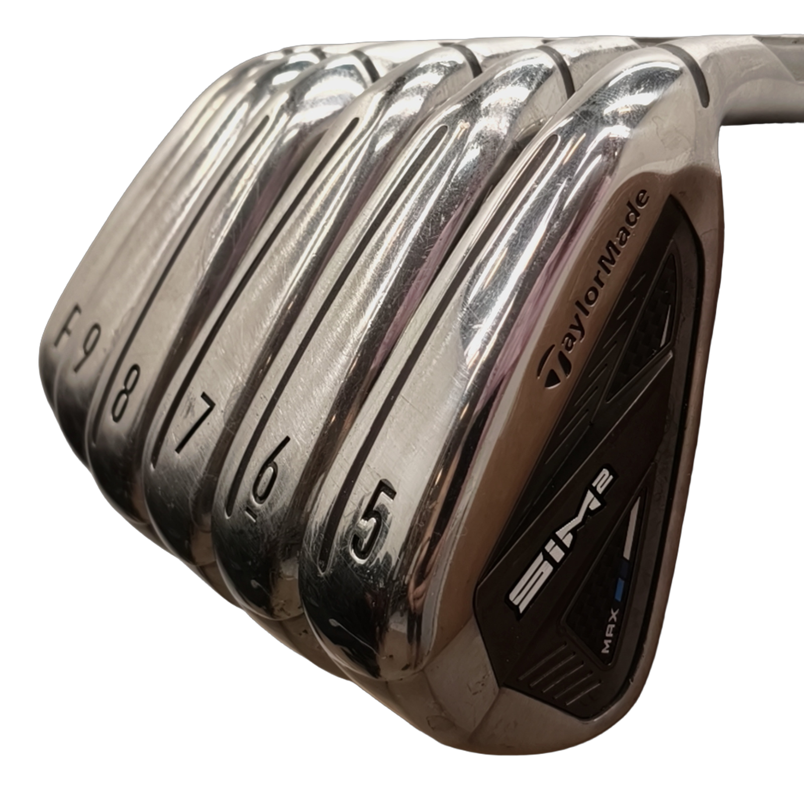 TaylorMade Sim 2 Max Jernsæt / 5-PW / Flex Regular / Stål [model:birefnet-general] [bg:handrolled]