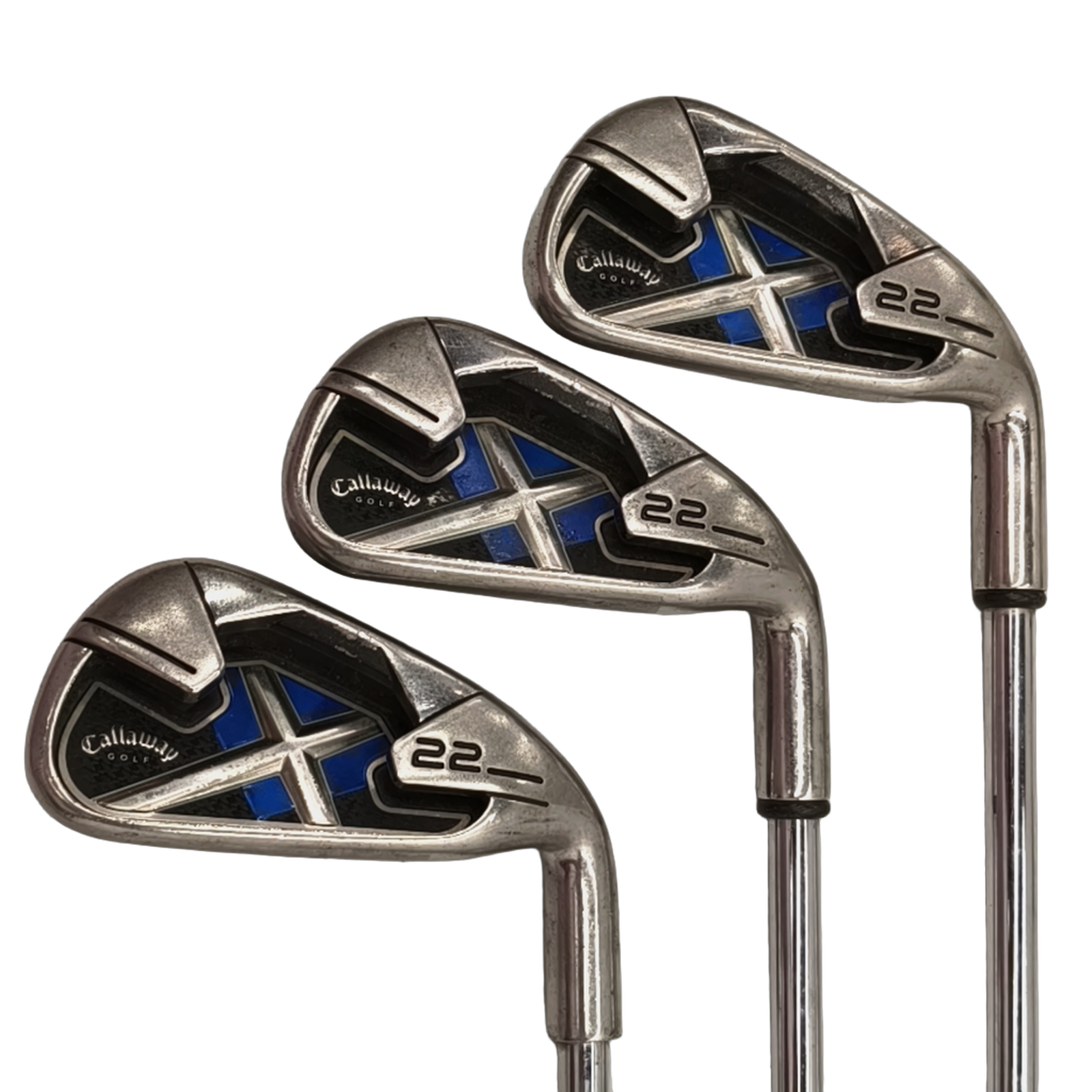 Callaway X-22 Jernsæt / 4-PW / Flex Regular / Stål [model:birefnet-general] [bg:handrolled]