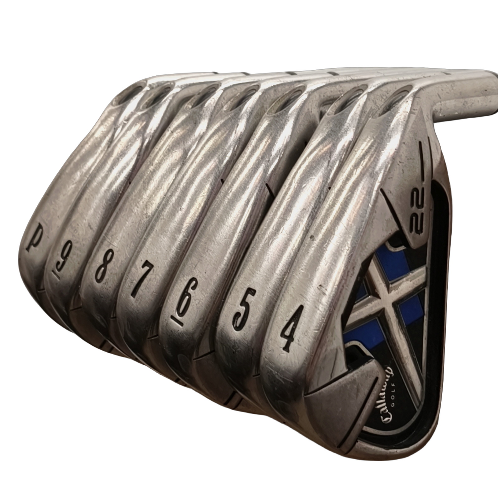 Callaway X-22 Jernsæt / 4-PW / Flex Regular / Stål [model:birefnet-general] [bg:handrolled]