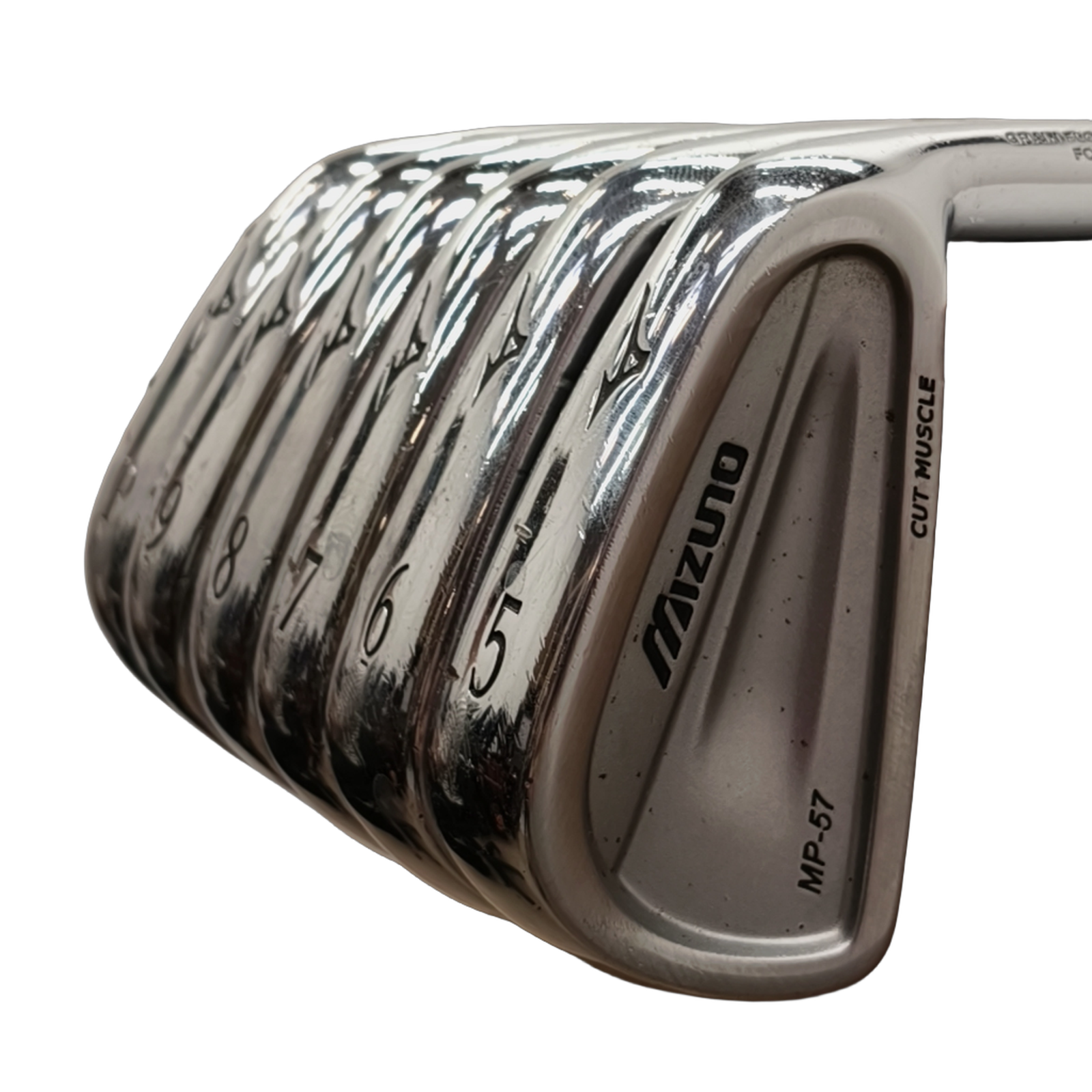Mizuno MP-57 Jernsæt / 5-PW / Flex Stiff / Stål [model:birefnet-general] [bg:handrolled]
