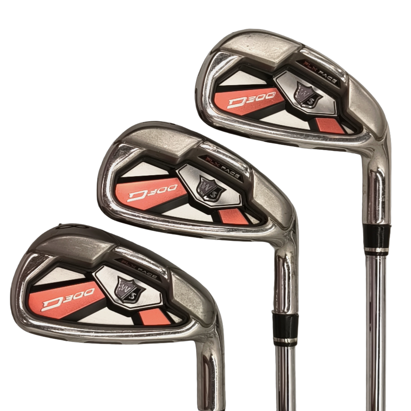 Wilson Staff D300 Jernsæt / 6-PW+GW+SW / Flex Regular / Stål [model:birefnet-general] [bg:handrolled]