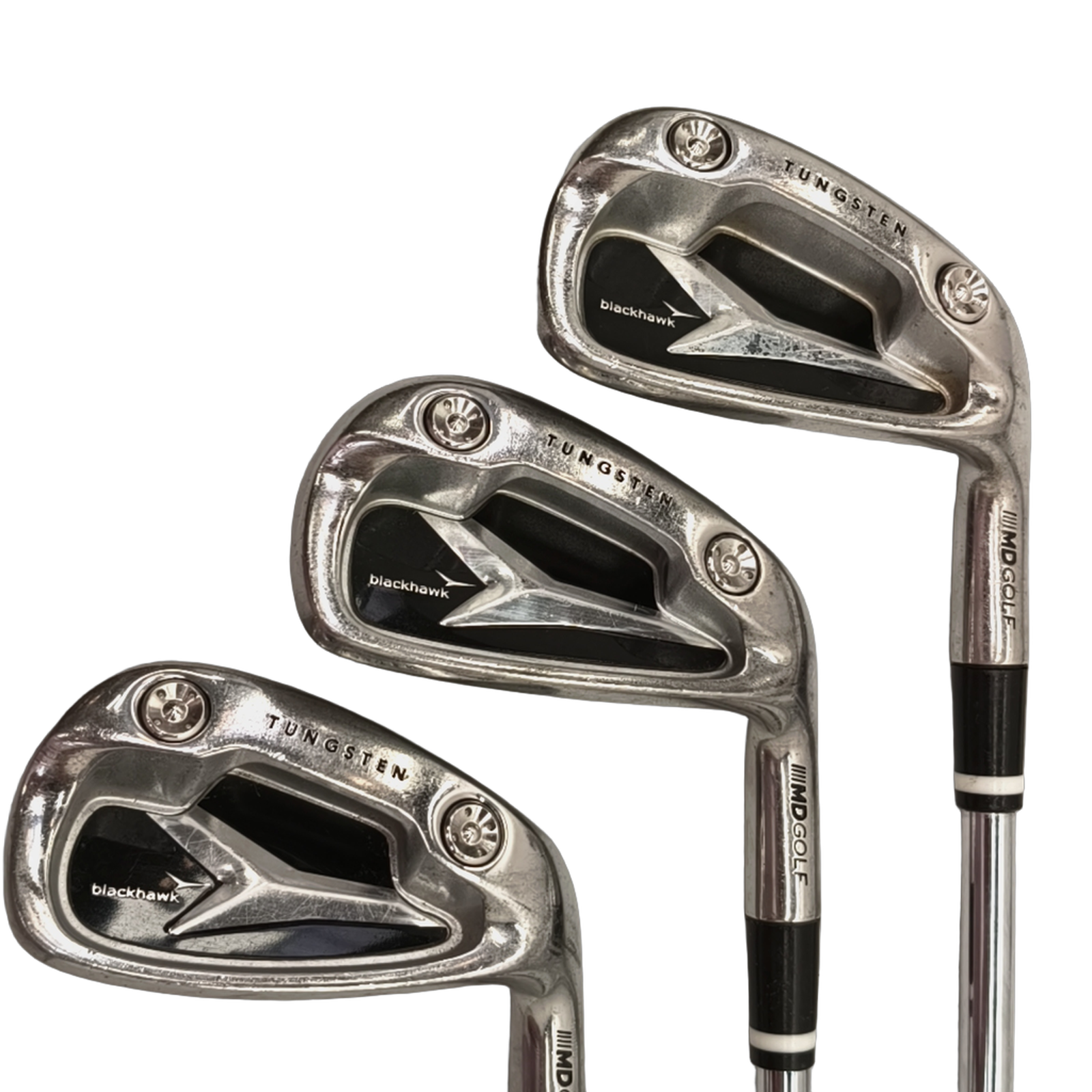 MD Golf Blackhawk Jernsæt / 6-PW+SW / Flex Regular / Stål [model:birefnet-general] [bg:handrolled]