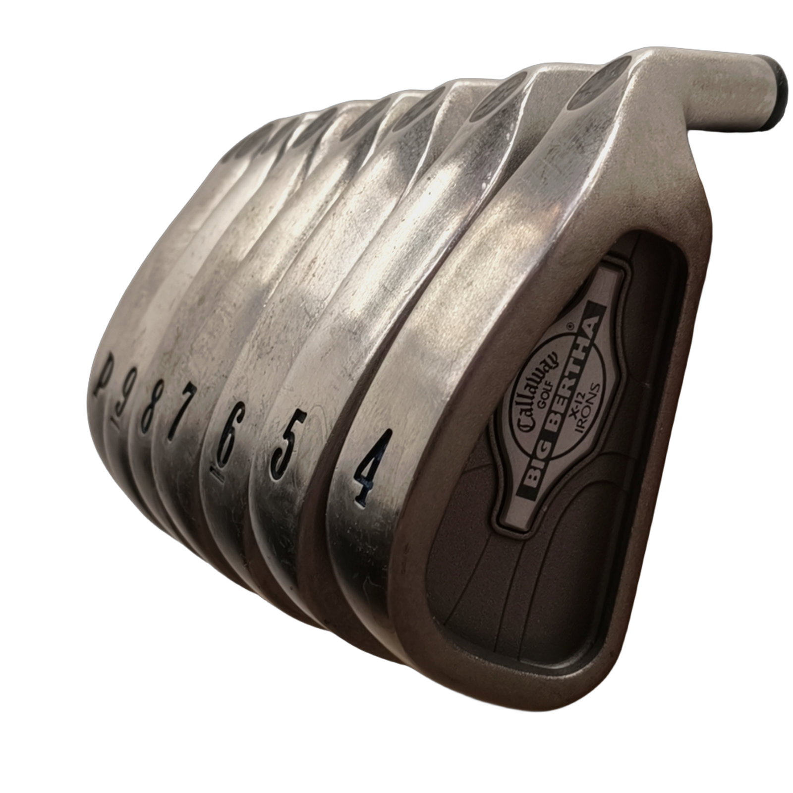 Callaway Steelhead X-12 Jernsæt / 4-PW+SW / Flex Ladies / Grafit [model:birefnet-general] [bg:handrolled]