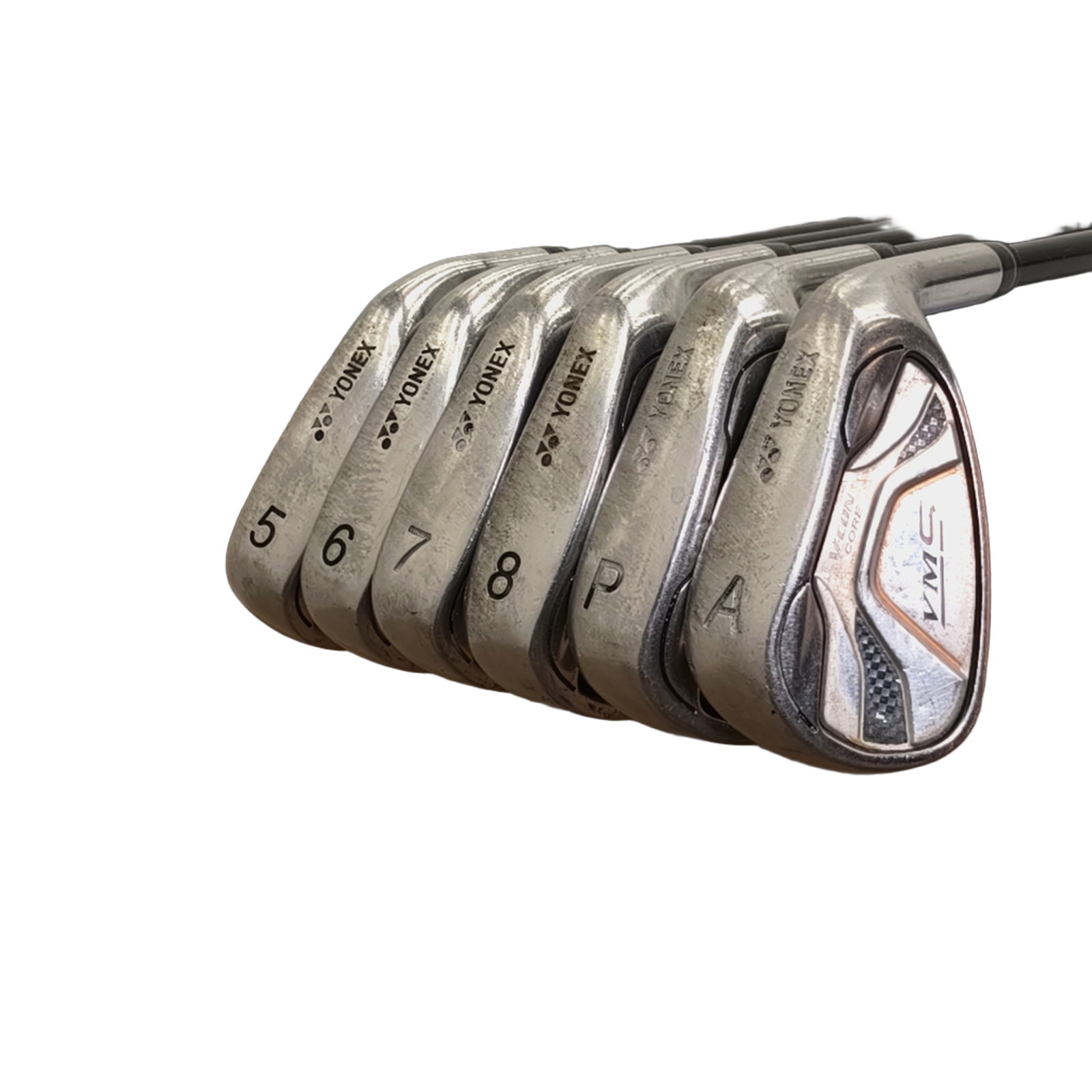 Yonex VMS Jernsæt / 5-8i+PW+AW / Flex Regular / Grafit [model:birefnet-general] [bg:handrolled]