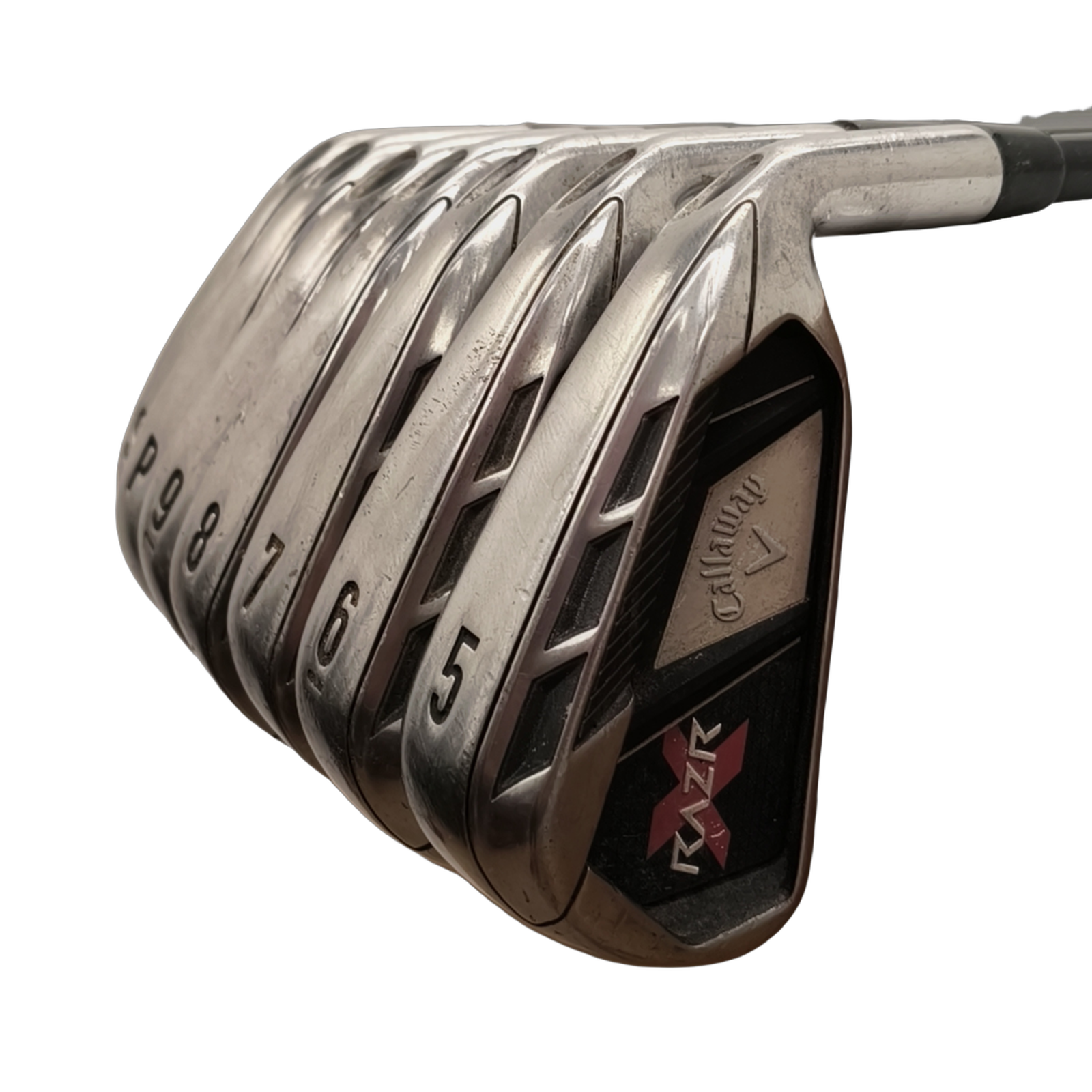 Callaway Razr X Jernsæt / 4-PW+SW / Flex Regular / Grafit [model:birefnet-general] [bg:handrolled]
