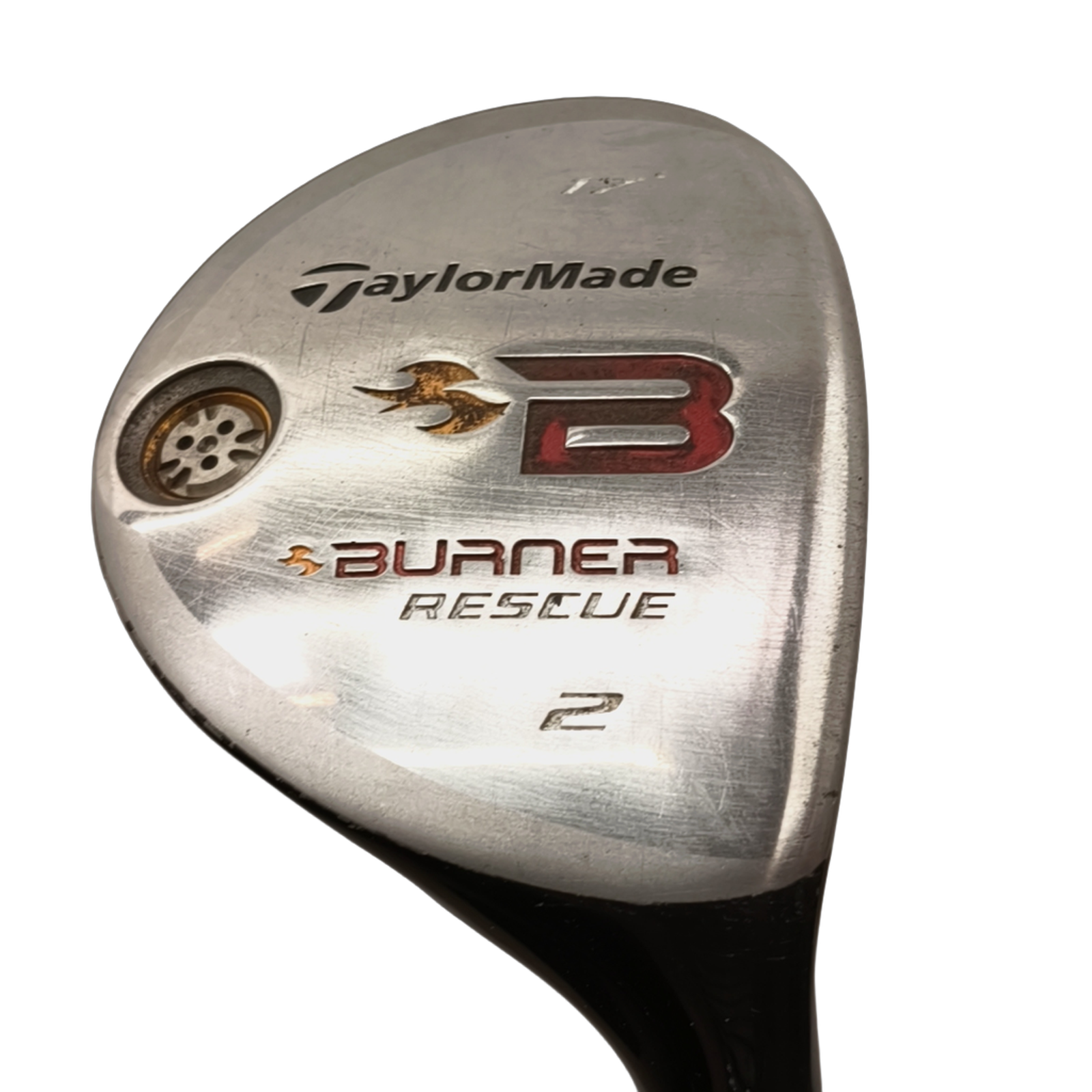 TaylorMade Burner Rescue Hybrid / Flex Stiff / #2/17 [model:birefnet-general] [bg:handrolled]