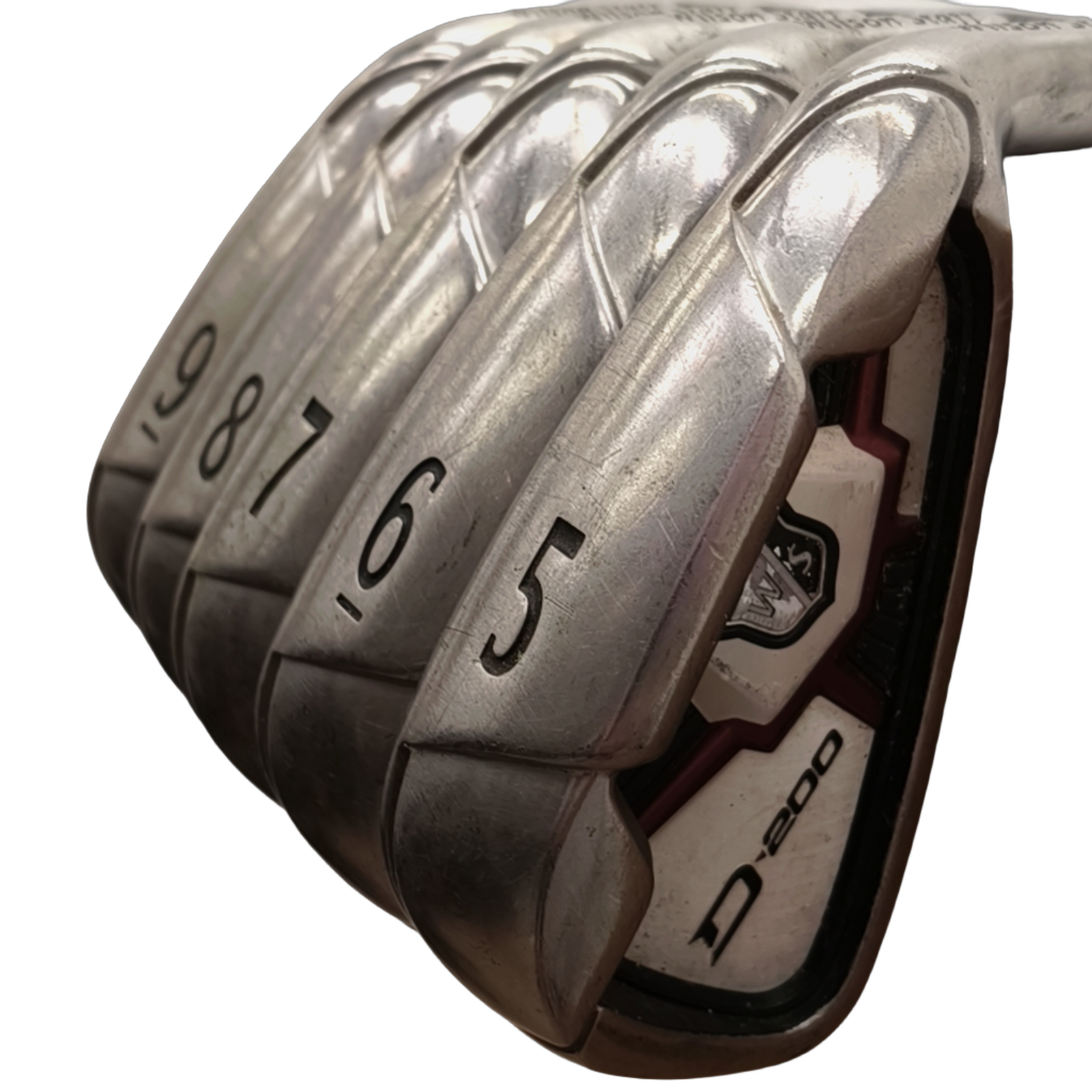 Wilson Staff D200 Jernsæt / 5-9i / Flex Regular / SteelFiber [model:birefnet-general] [bg:handrolled]