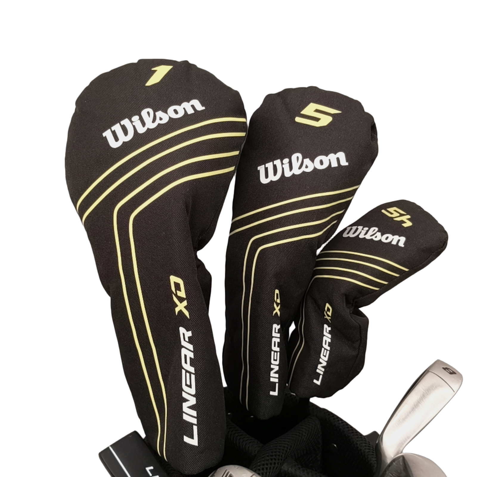 Wilson Linear XD Komplet Sæt Med Bag / 6-PW+SW / Flex Regular / Stål [model:birefnet-general] [bg:handrolled]