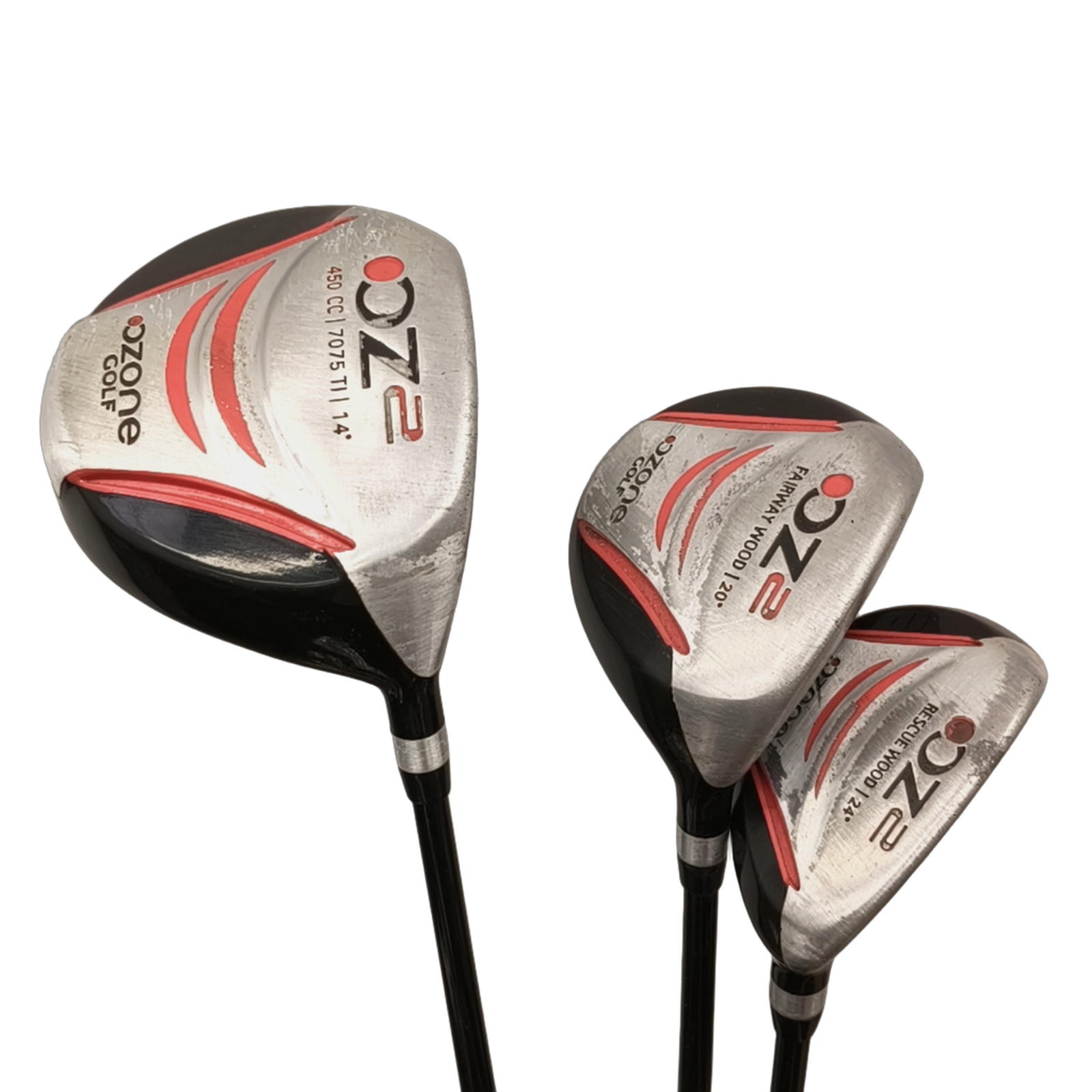 Ozoone OZ2 Komplet Sæt Med Bag / 5-PW+SW / Flex Stiff / Grafit [model:birefnet-general] [bg:handrolled]