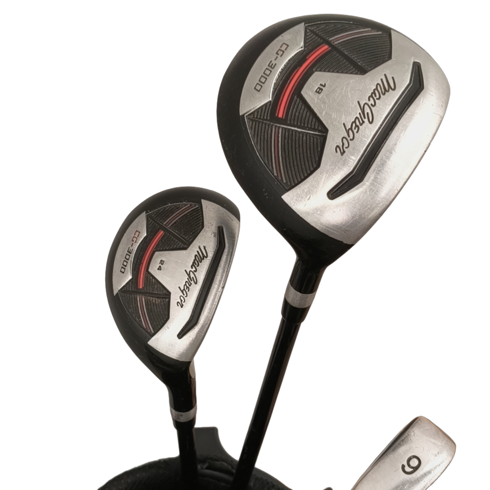 MacGregor CG 3000 Komplet Sæt Med Bag / 6i+8i+SW / Flex Regular / Stål [model:birefnet-general] [bg:handrolled]