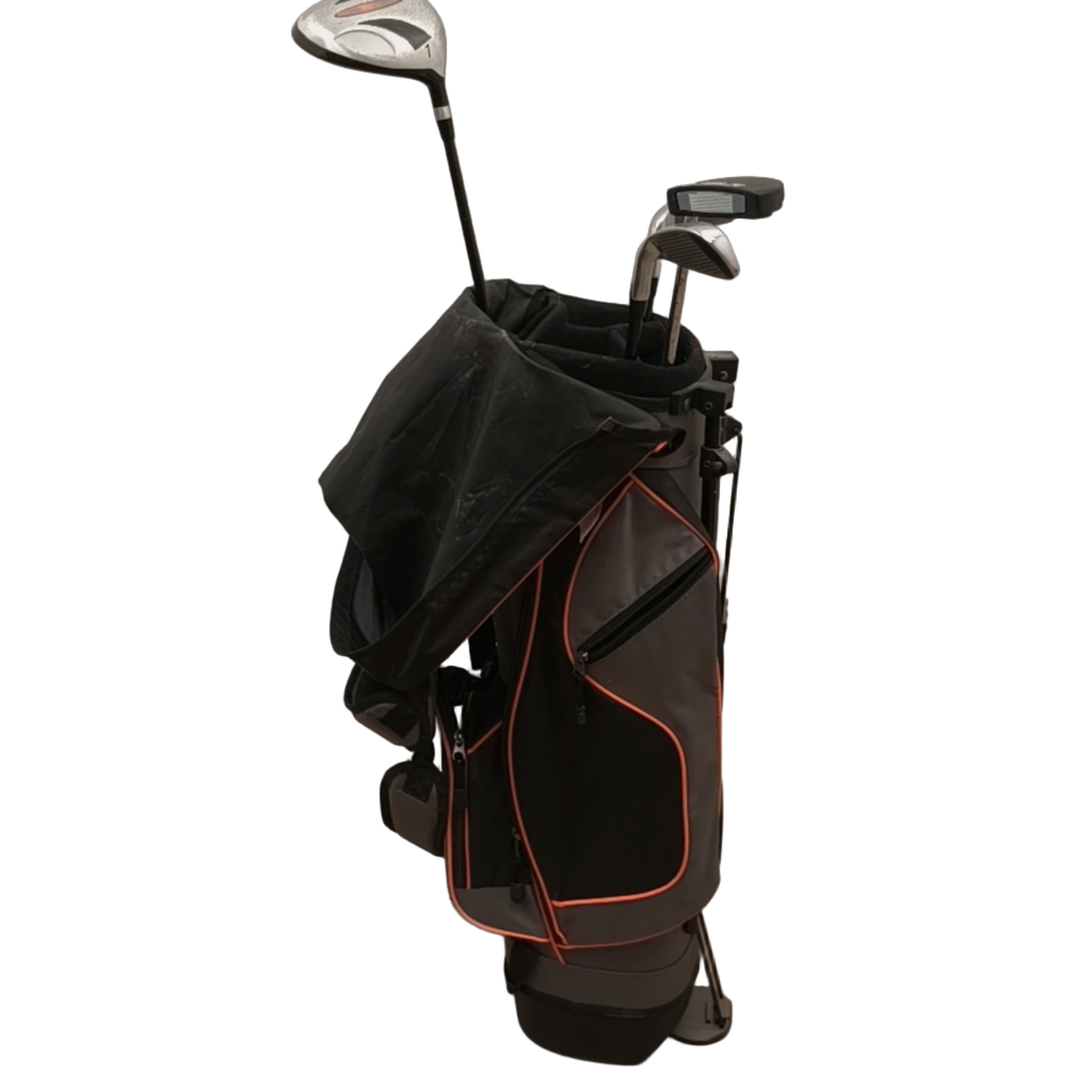 Crivit Stainless Komplet Sæt Med Bag / 8i+PW+Sw / Flex Junior  / Grafit [model:birefnet-general] [bg:handrolled]