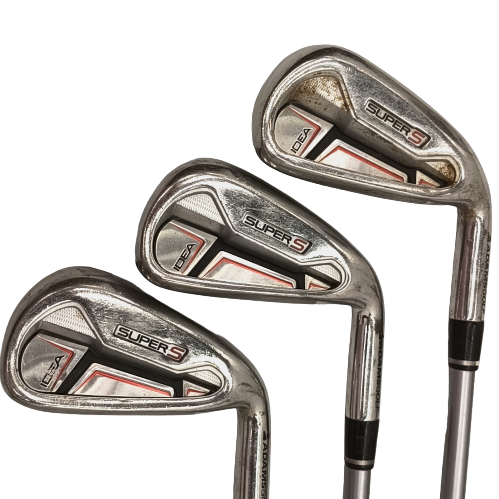 Adams Golf Super S Jernsæt / 3-PW+SW / Flex A-flex / Grafit [model:birefnet-general] [bg:handrolled]