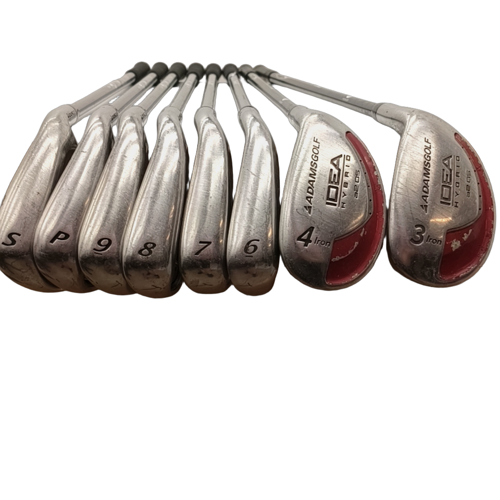 Adams Golf Super S Jernsæt / 3-PW+SW / Flex A-flex / Grafit [model:birefnet-general] [bg:handrolled]
