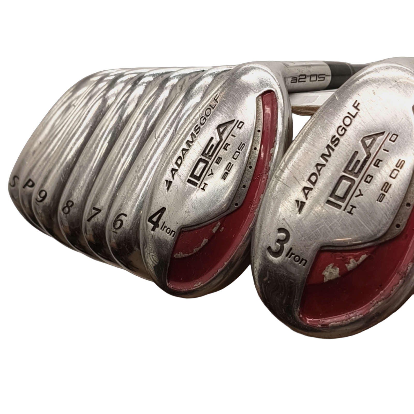 Adams Golf Super S Jernsæt / 3-PW+SW / Flex A-flex / Grafit [model:birefnet-general] [bg:handrolled]