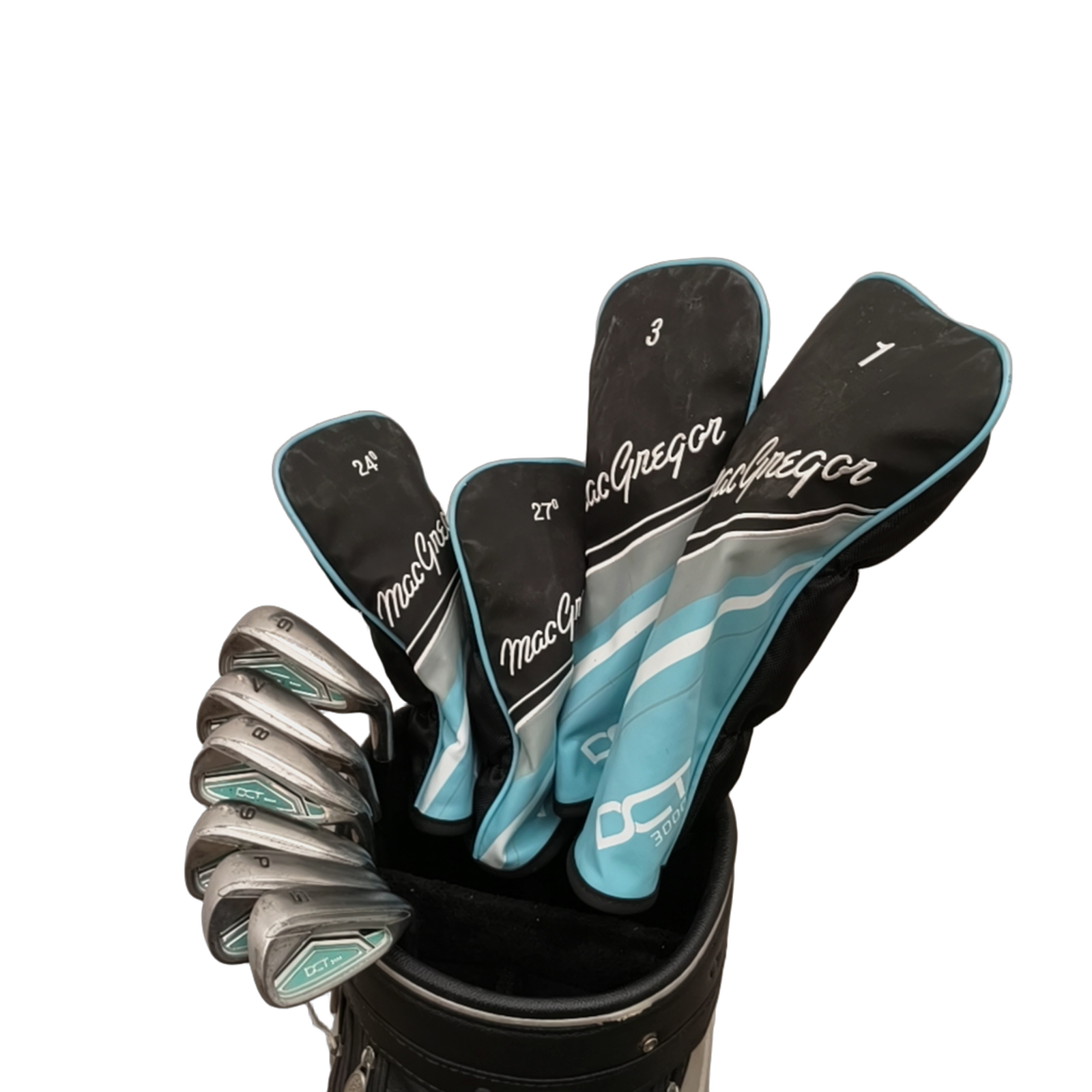 MacGregor DCT 3000 Komplet Sæt Uden Bag / 6-PW+SW / Flex Ladies / Grafit [model:birefnet-general] [bg:handrolled]