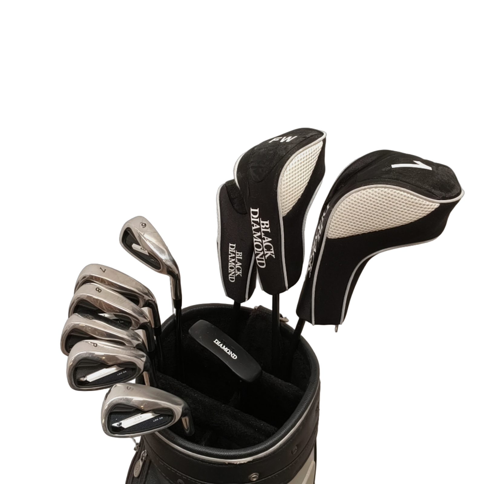 Black Diamond Low CG Komplet Sæt Uden Bag / 6-PW+SW / Flex Regular / Stål [model:birefnet-general] [bg:handrolled]