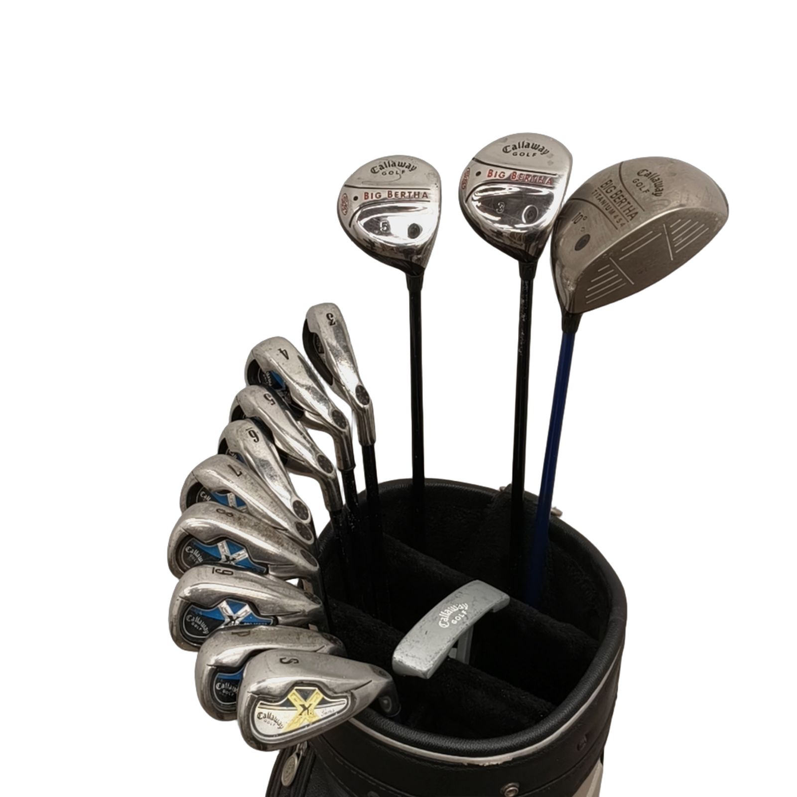 Callaway X-18 Komplet Sæt Uden Bag / 3-PW+SW / Flex Regular / Grafit [model:birefnet-general] [bg:handrolled]