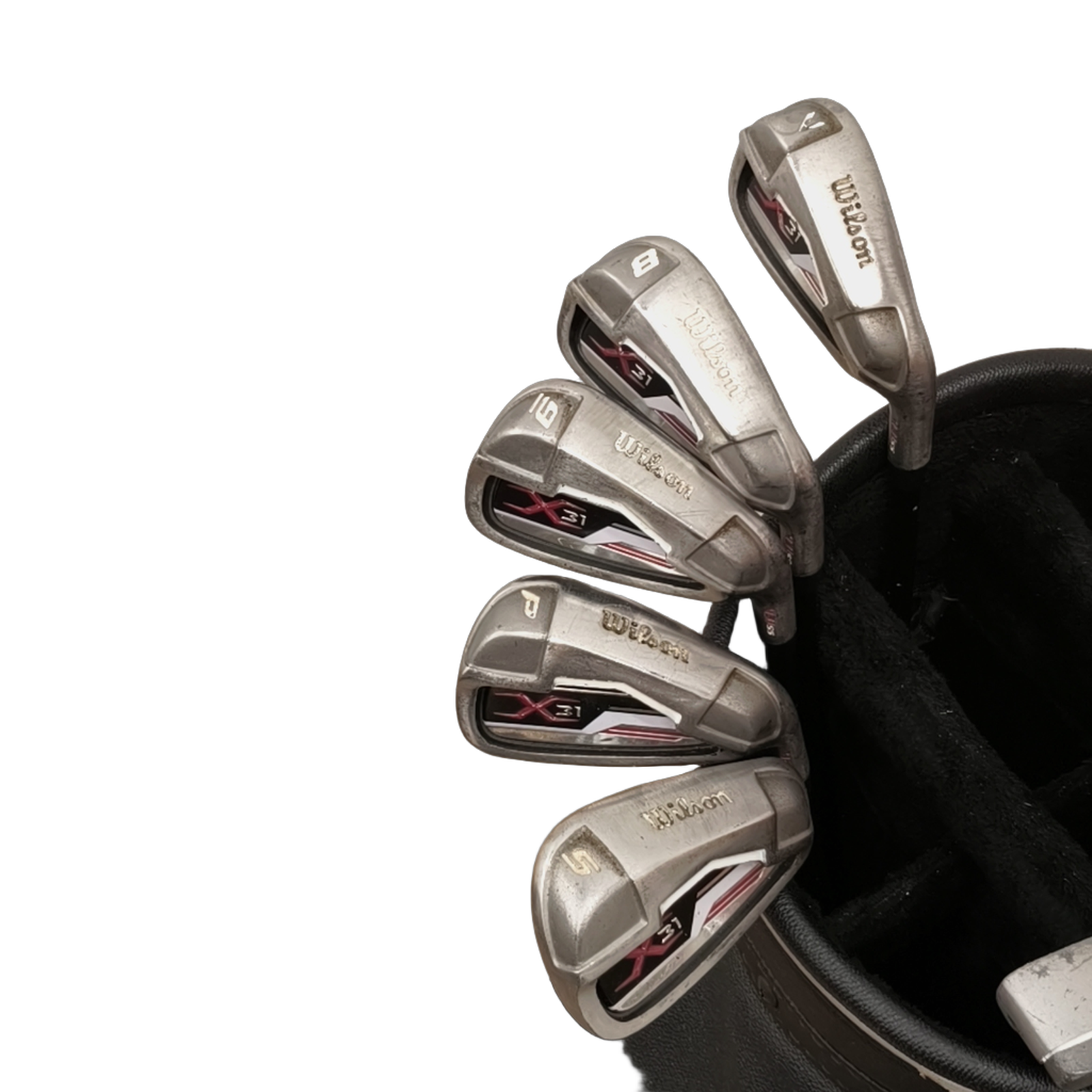 Wilson X-31 Komplet Sæt Uden Bag / 7-PW+SW / Flex Ladies / Grafit [model:birefnet-general] [bg:handrolled]
