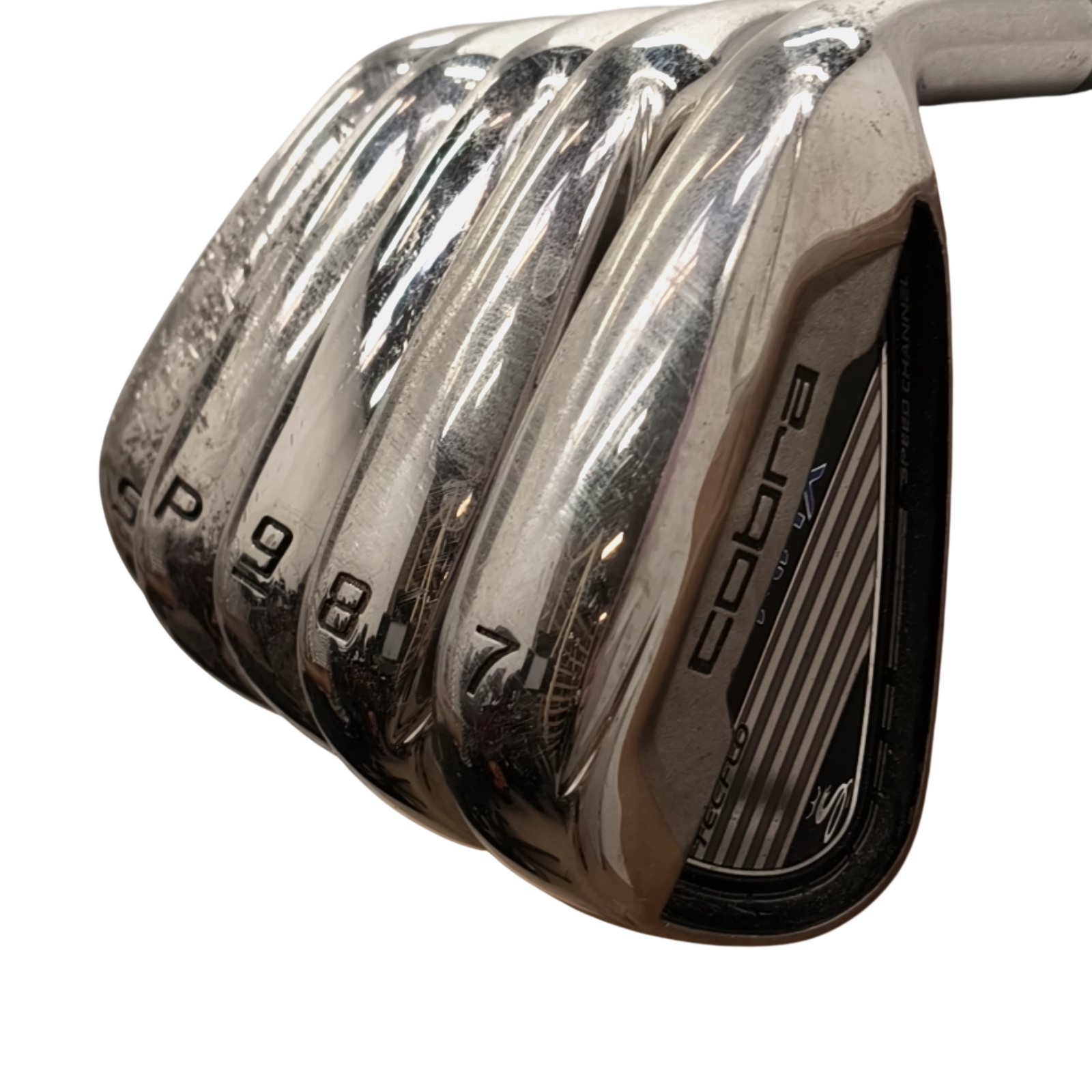 Cobra Max TecFlo Jernsæt / 7-PW+SW / Flex Regular / Grafit [bg:photoroom-fallback]