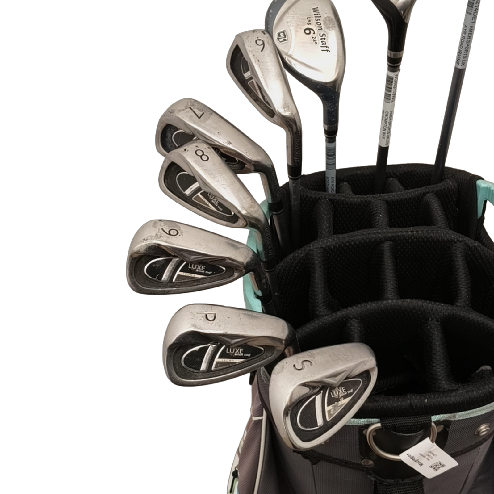 Wilson Luxe Komplet Sæt Uden Bag / 6-PW+SW / Flex Ladies / Grafit [model:birefnet-general] [bg:handrolled]