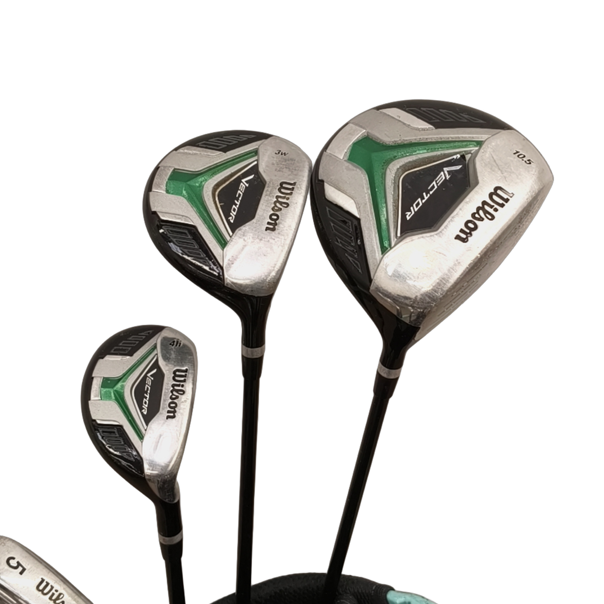 Wilson Vector Komplet Sæt Uden Bag / 5-PW+SW / Flex Regular / Stål [model:birefnet-general] [bg:handrolled]