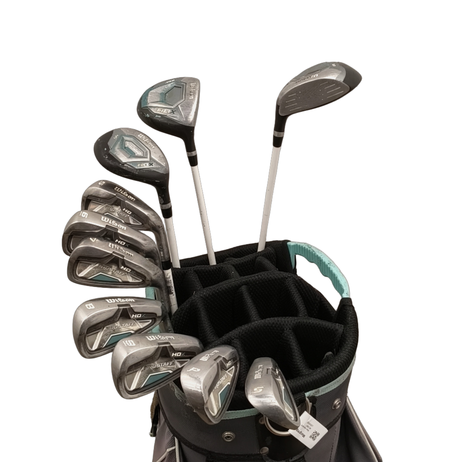 Wilson Prostaff HDX Komplet Sæt Uden Bag / 5-PW+SW / Flex Ladies / Grafit [model:birefnet-general] [bg:handrolled]