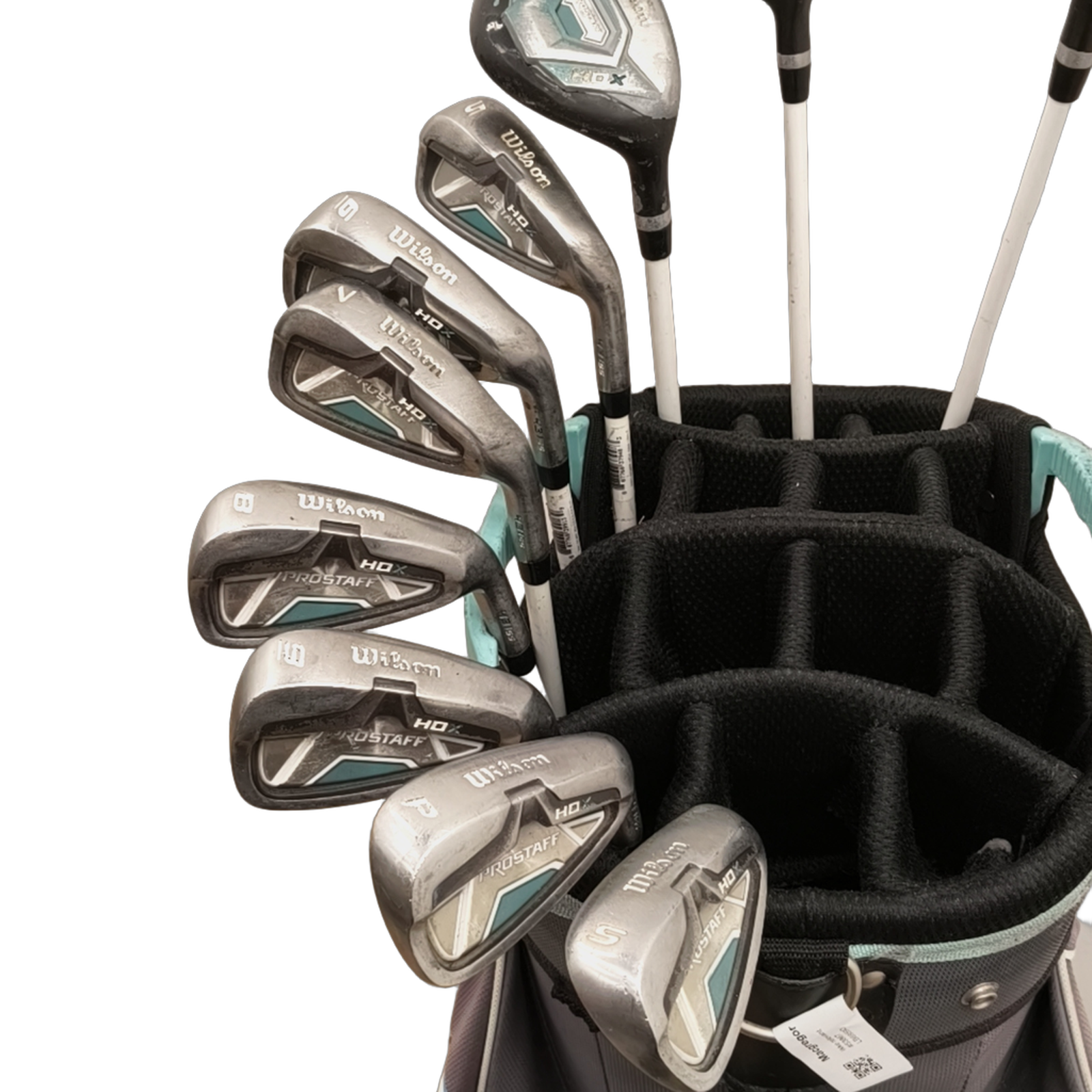 Wilson Prostaff HDX Komplet Sæt Uden Bag / 5-PW+SW / Flex Ladies / Grafit [model:birefnet-general] [bg:handrolled]