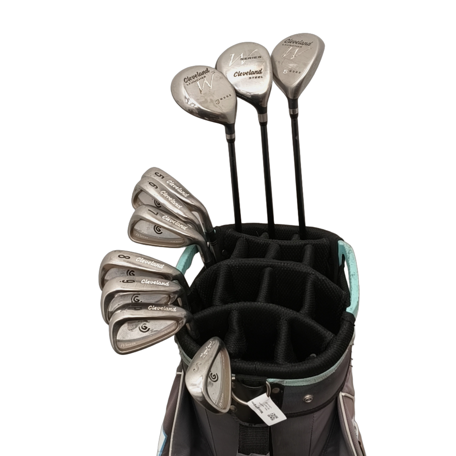 Cleveland TA6 Komplet Sæt Uden Bag / 5-PW+SW / Flex Ladies / Grafit [model:birefnet-general] [bg:handrolled]