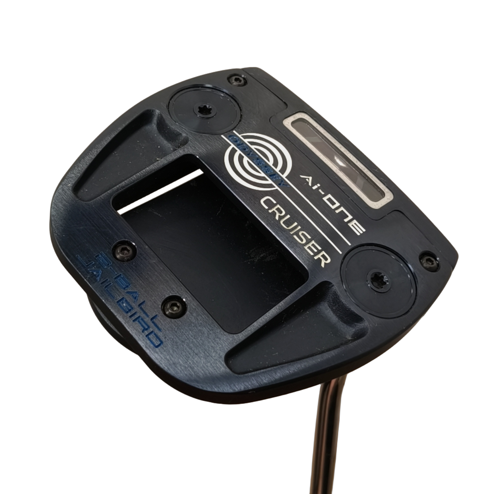 Odyssey Ai ONE 2-Ball JailBird Cruiser Putter / 37" [model:birefnet-general] [bg:handrolled]