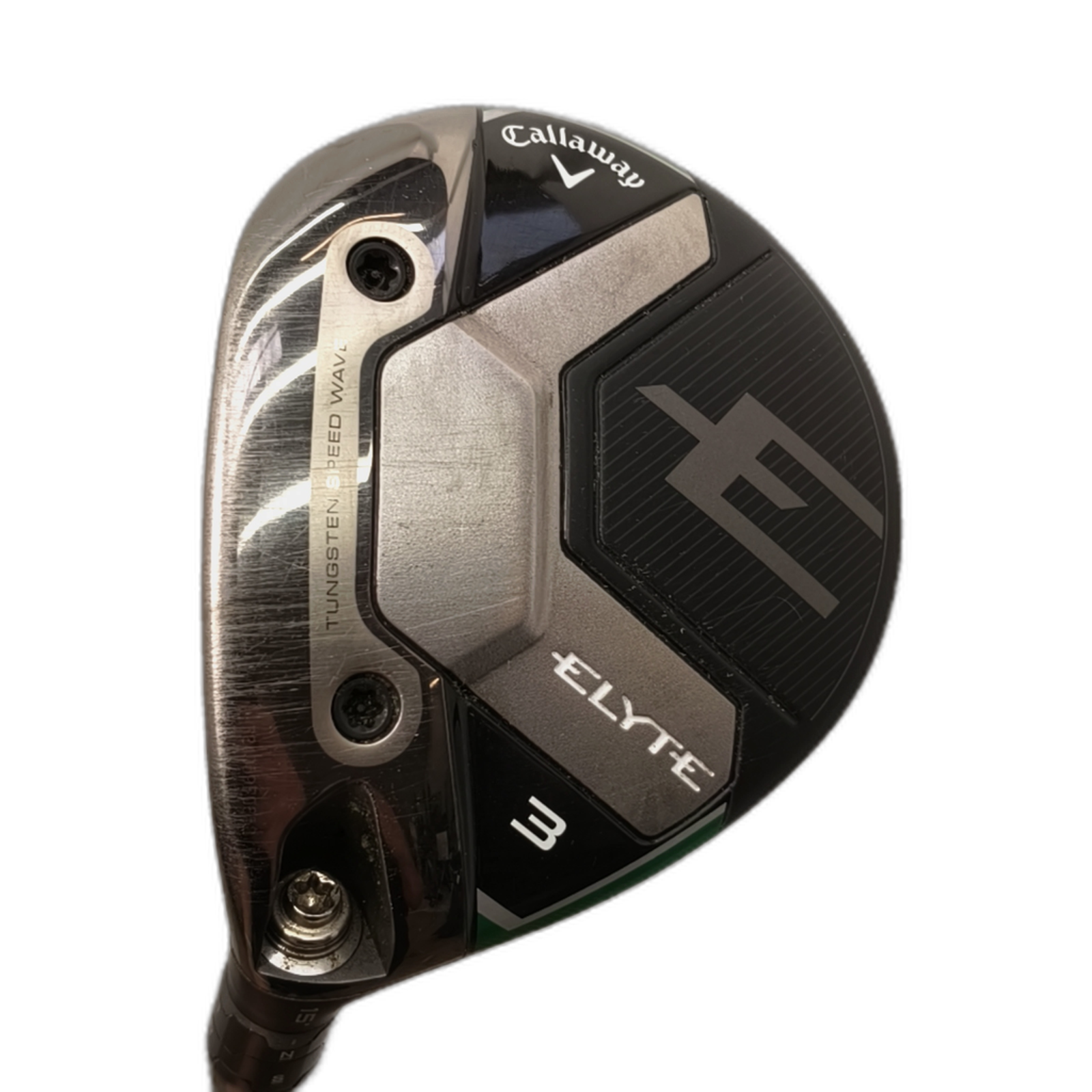 Venstre Callaway Elyte Fairway Wood / Flex Stiff / #3/15 [model:silueta] [bg:handrolled]