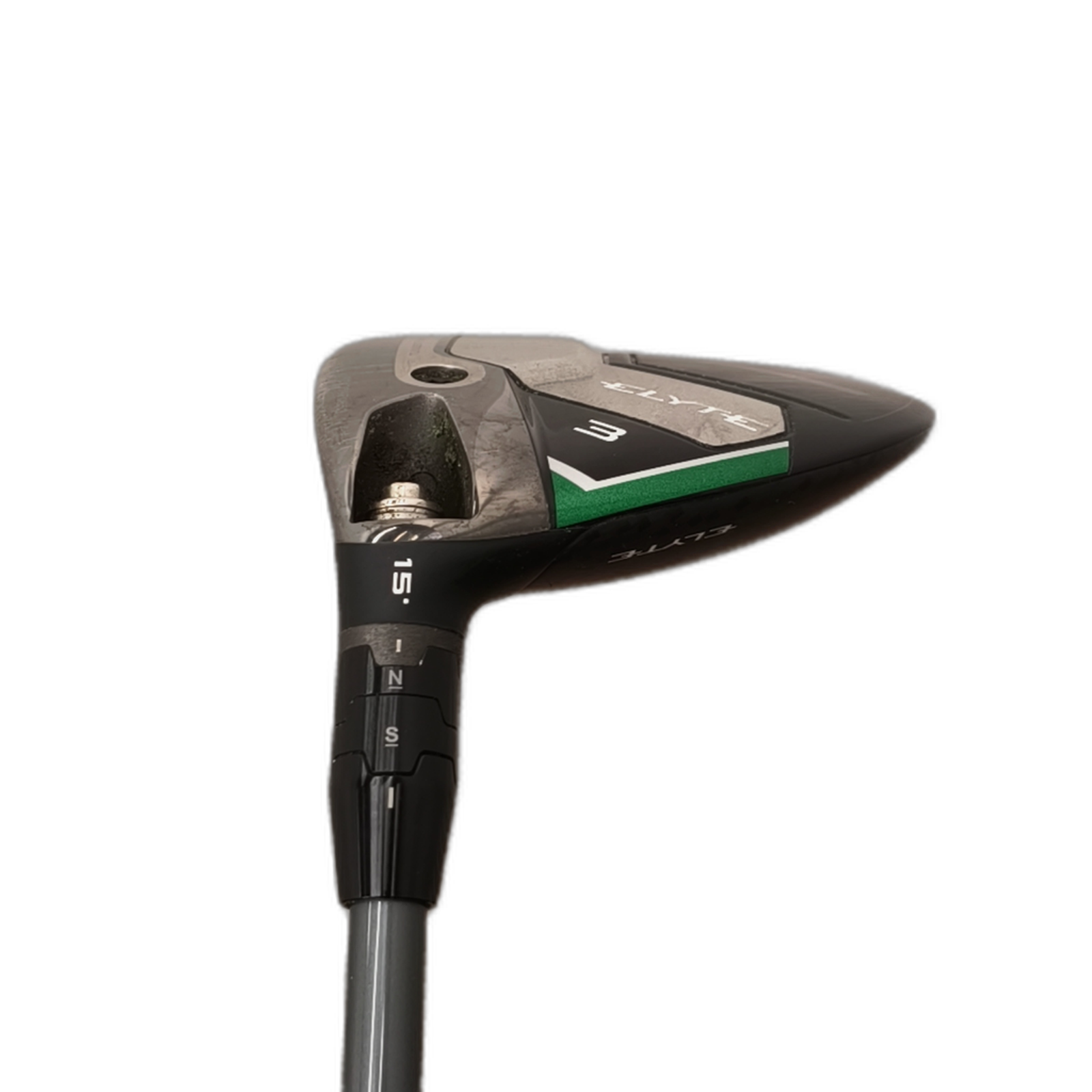 Venstre Callaway Elyte Fairway Wood / Flex Stiff / #3/15 [model:silueta] [bg:handrolled]