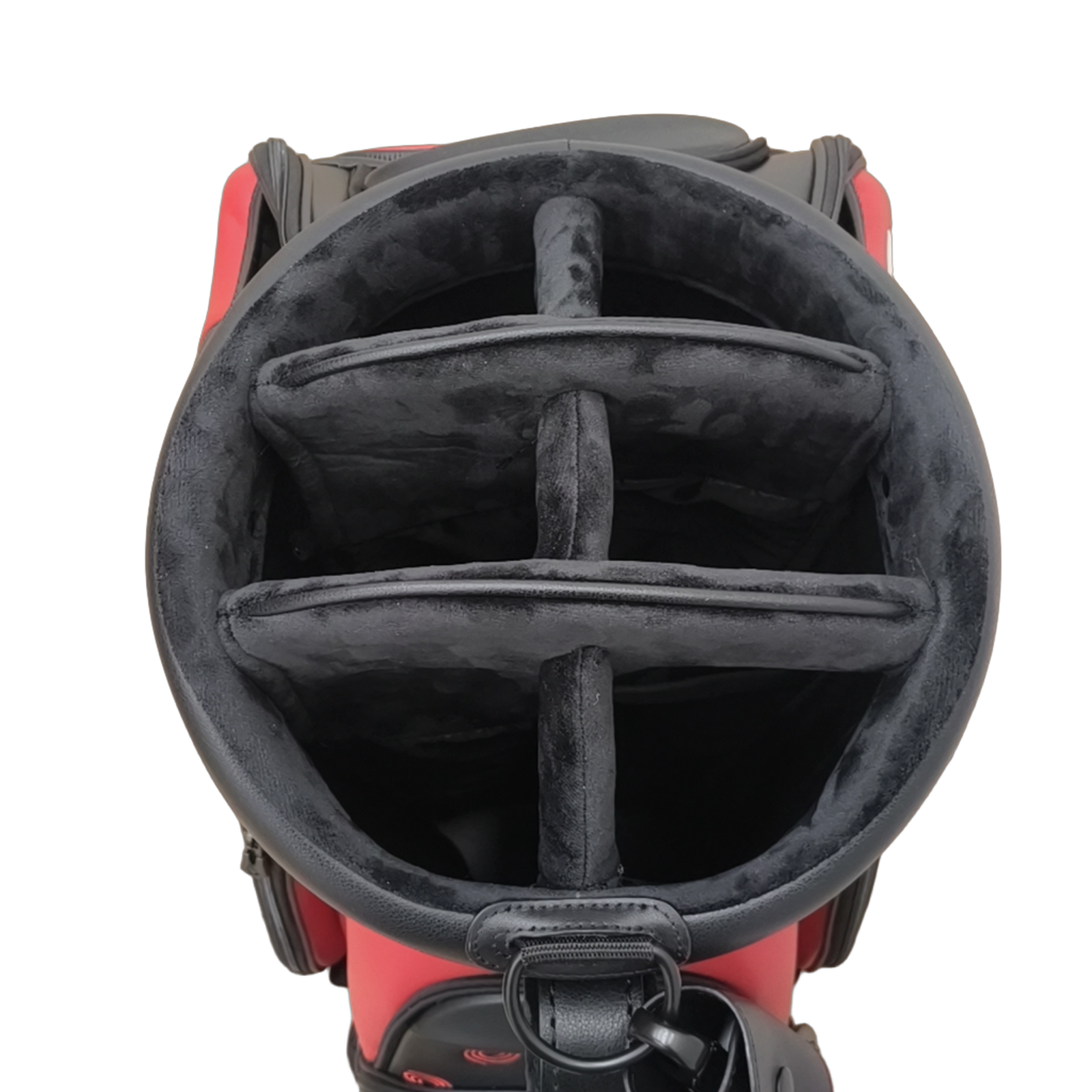 Callaway AI-DUAL 1/2-Ball Golf Bag / 6-Rum / Rød [model:birefnet-general] [bg:handrolled]