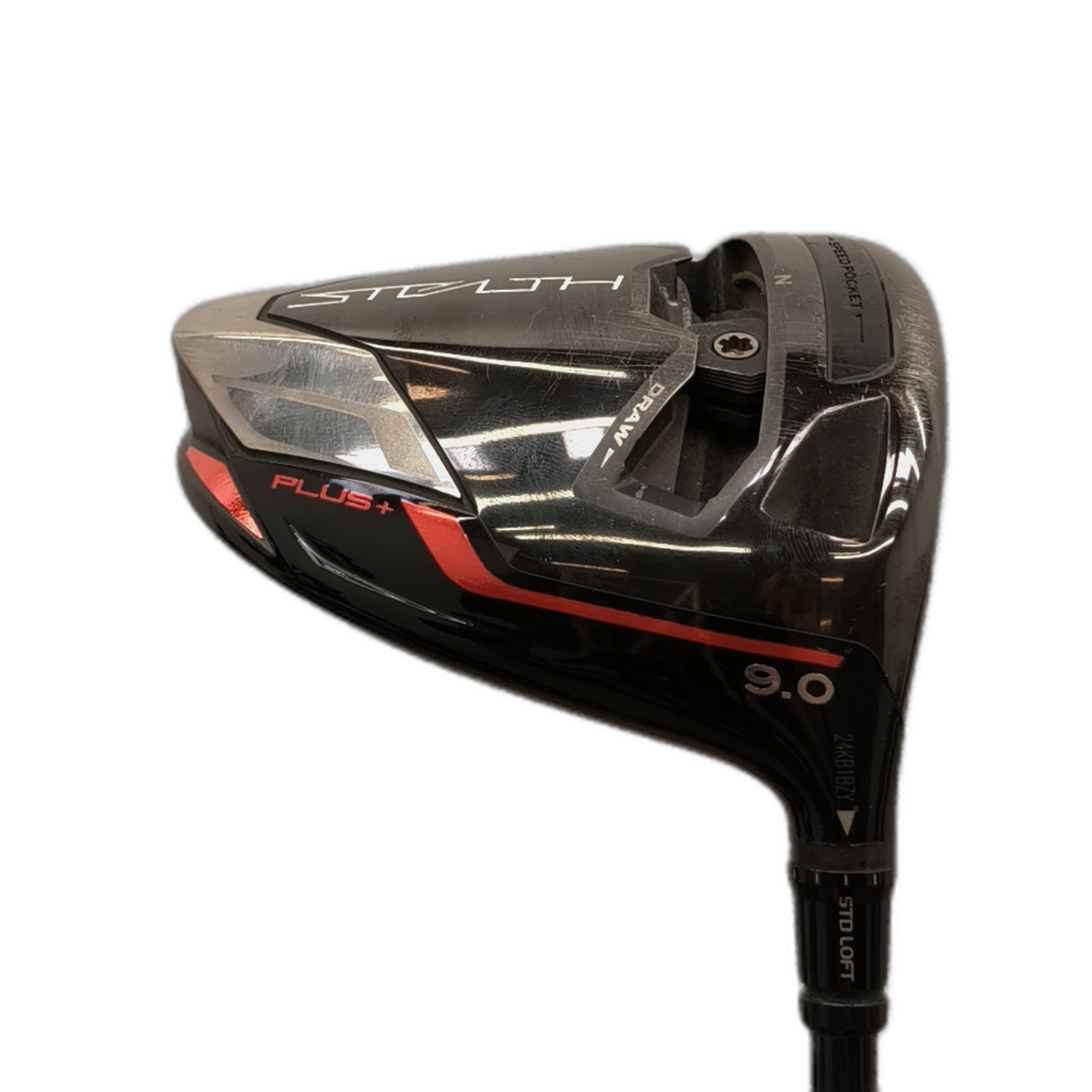 TaylorMade Stealth Plus Driver / Flex X-Stiff / Loft 9 [model:silueta] [bg:handrolled]