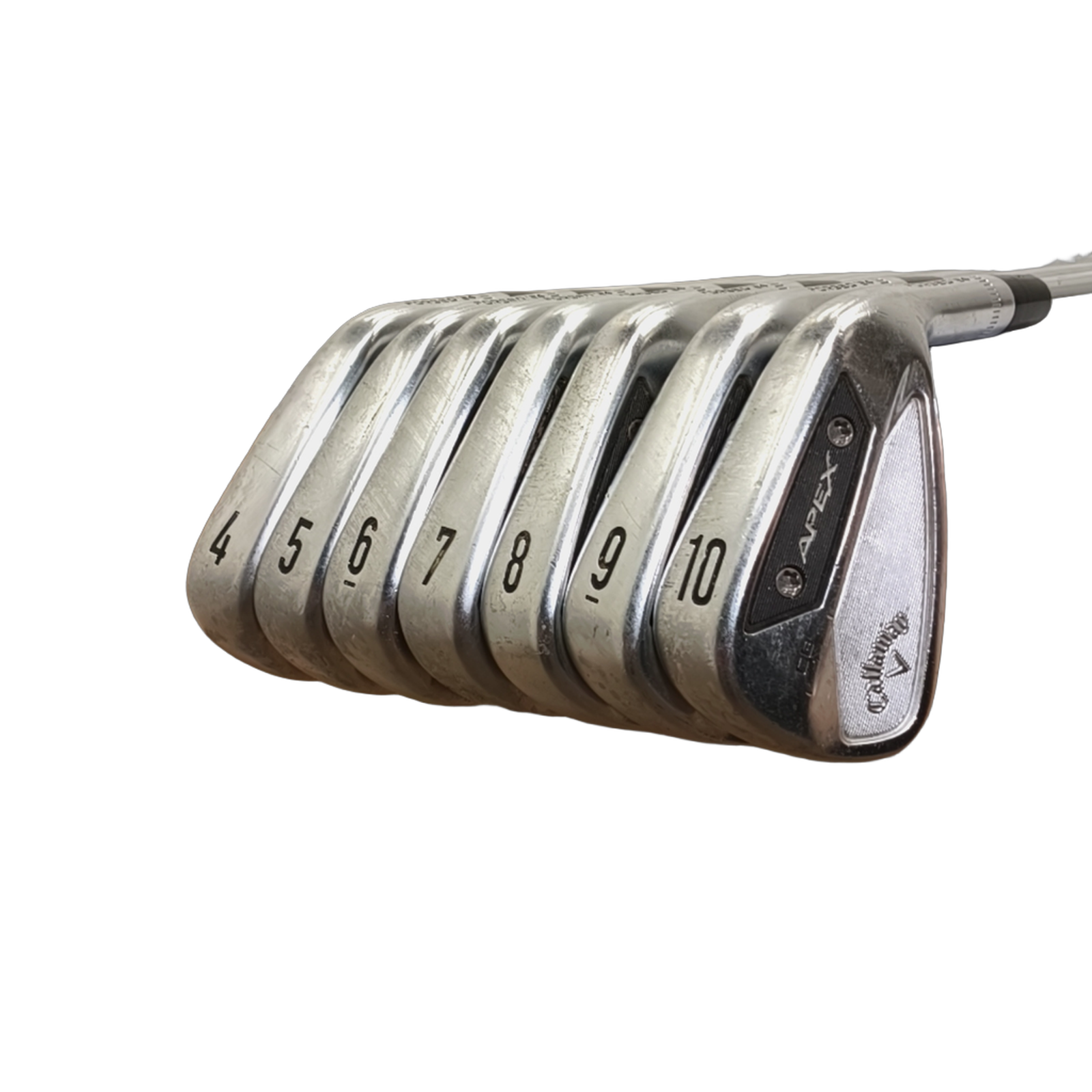 Callaway Apex CB 2024 Jernsæt / 4-PW / Flex X-Stiff / Stål [model:birefnet-general] [bg:handrolled]
