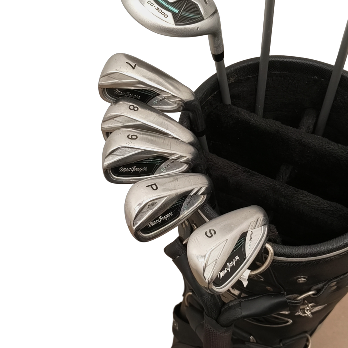 MacGregor CG 3000 Komplettset Ohne Bag / 8-PW+SW / Flex Ladies / Graphit [model:birefnet-general] [bg:handrolled]